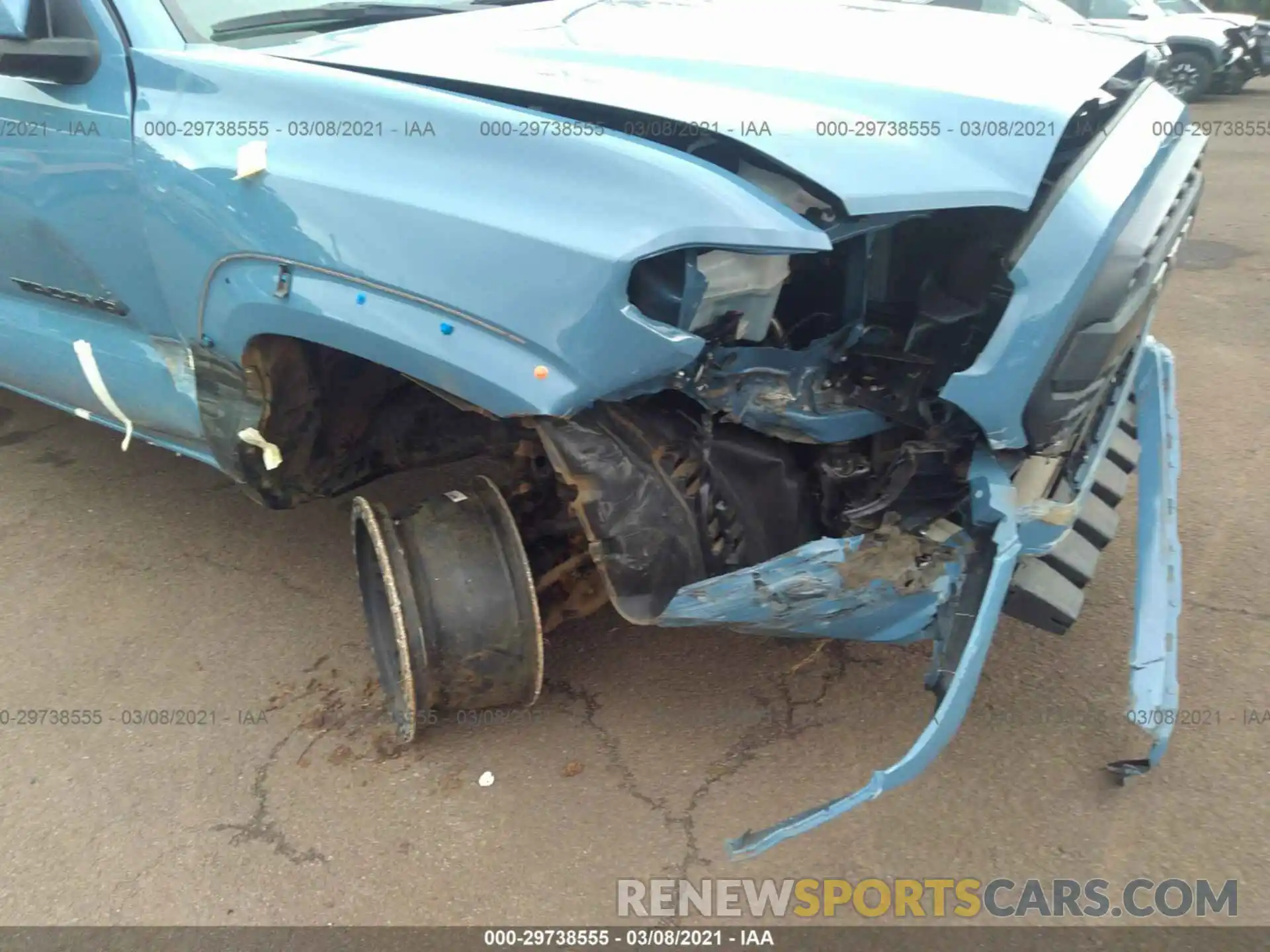 6 Фотография поврежденного автомобиля 3TMCZ5AN3KM213230 TOYOTA TACOMA 4WD 2019