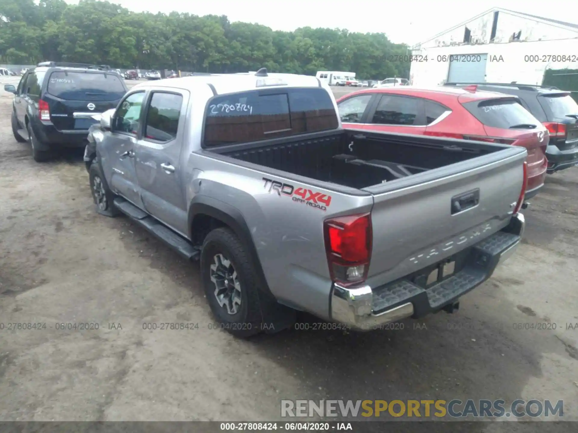 3 Photograph of a damaged car 3TMCZ5AN3KM218234 TOYOTA TACOMA 4WD 2019