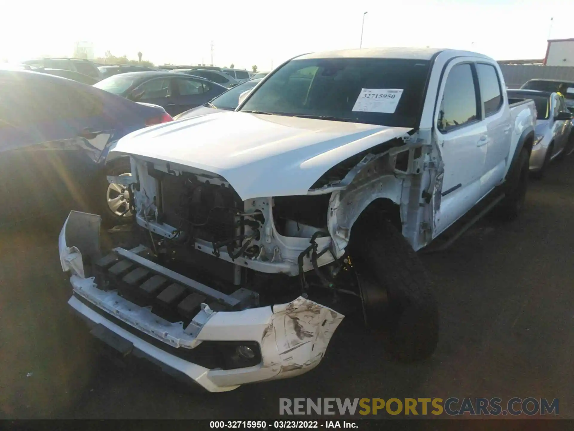 2 Photograph of a damaged car 3TMCZ5AN3KM219920 TOYOTA TACOMA 4WD 2019