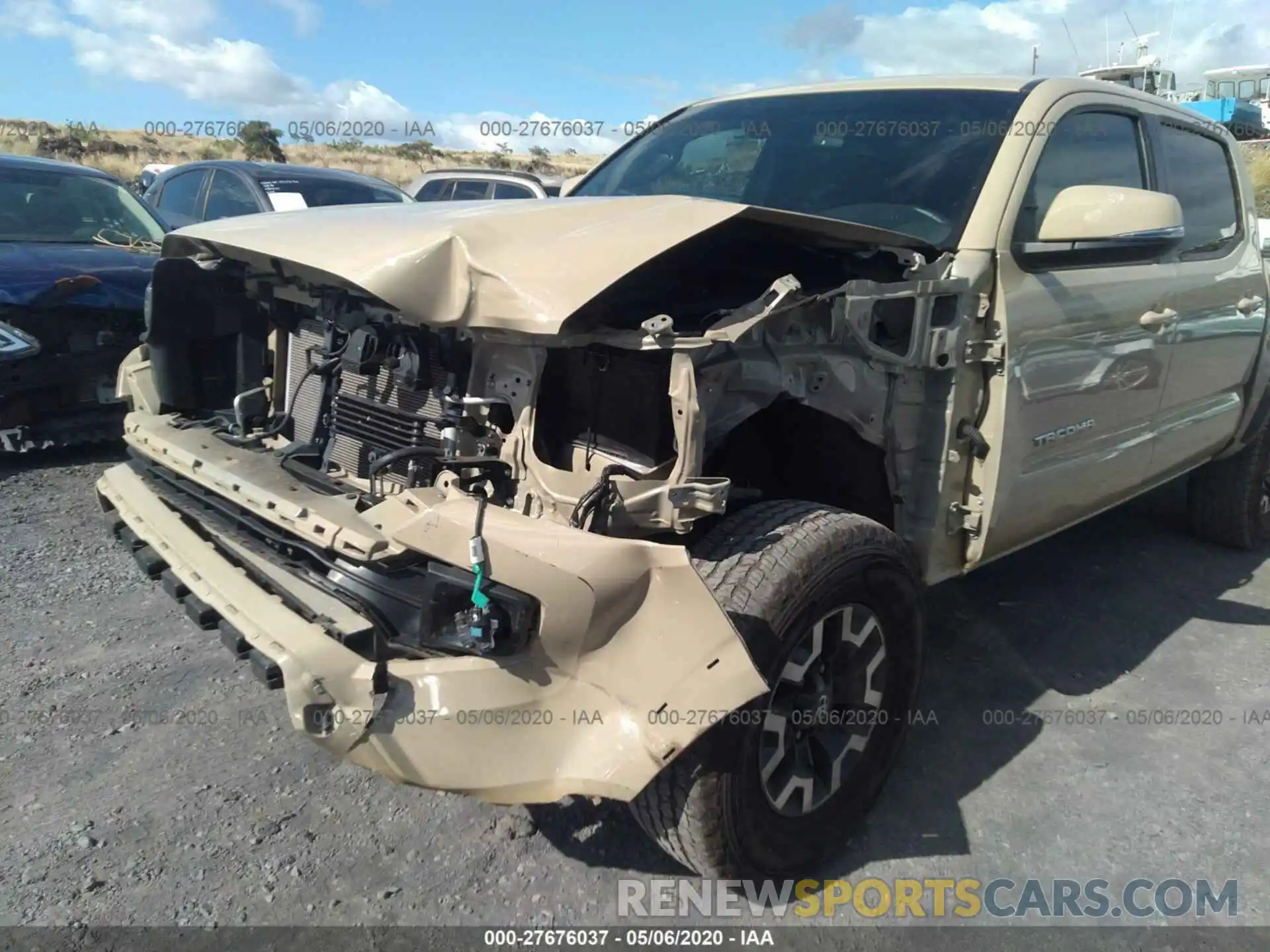 6 Photograph of a damaged car 3TMCZ5AN3KM221828 TOYOTA TACOMA 4WD 2019