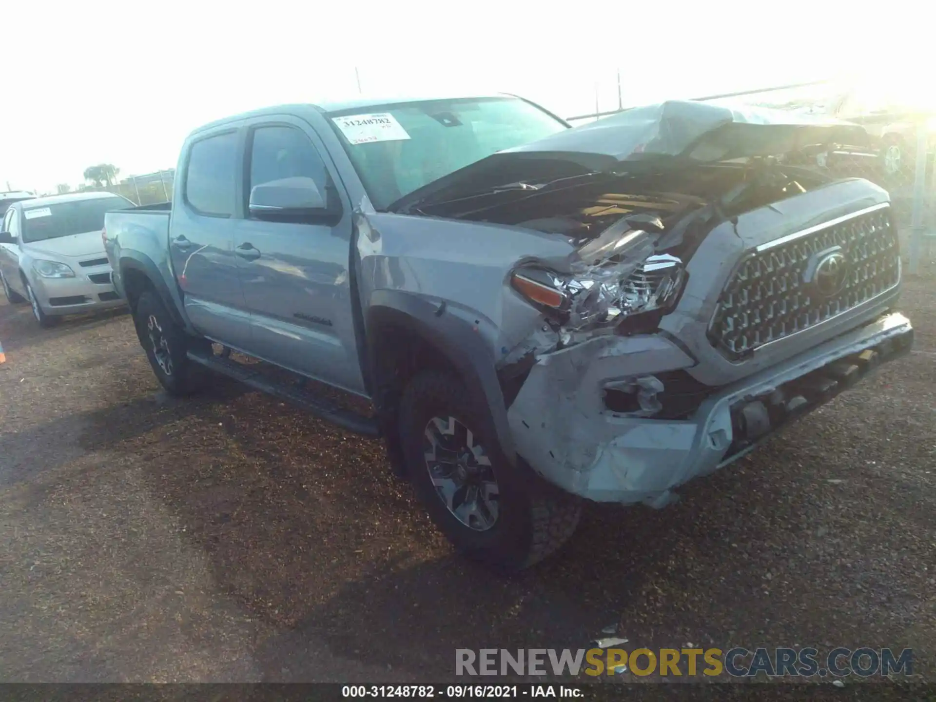 1 Photograph of a damaged car 3TMCZ5AN3KM230724 TOYOTA TACOMA 4WD 2019