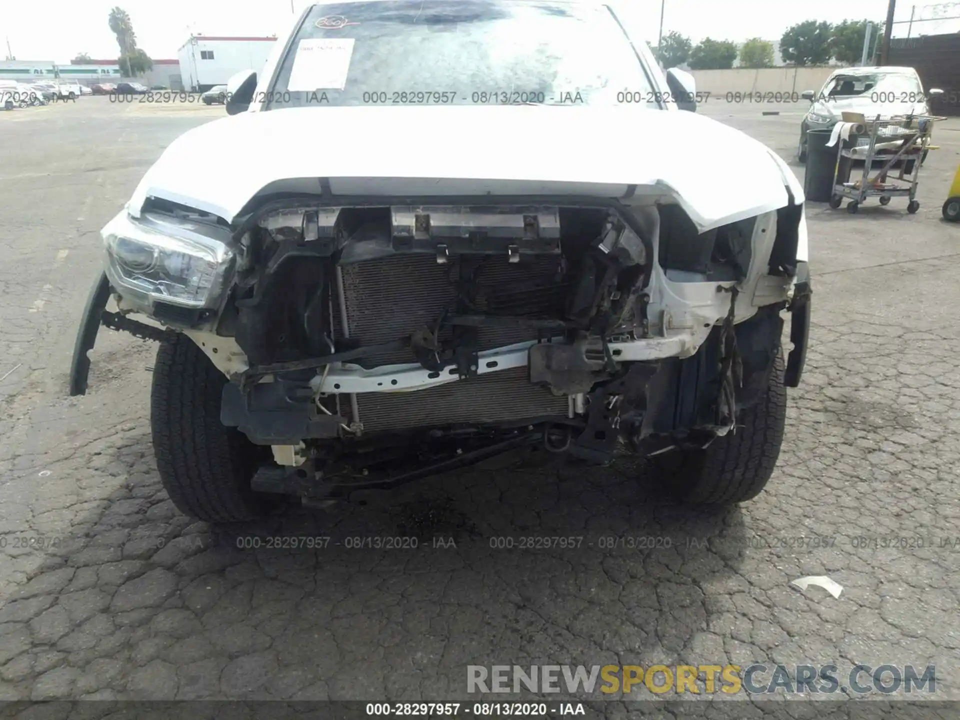 6 Photograph of a damaged car 3TMCZ5AN3KM232327 TOYOTA TACOMA 4WD 2019