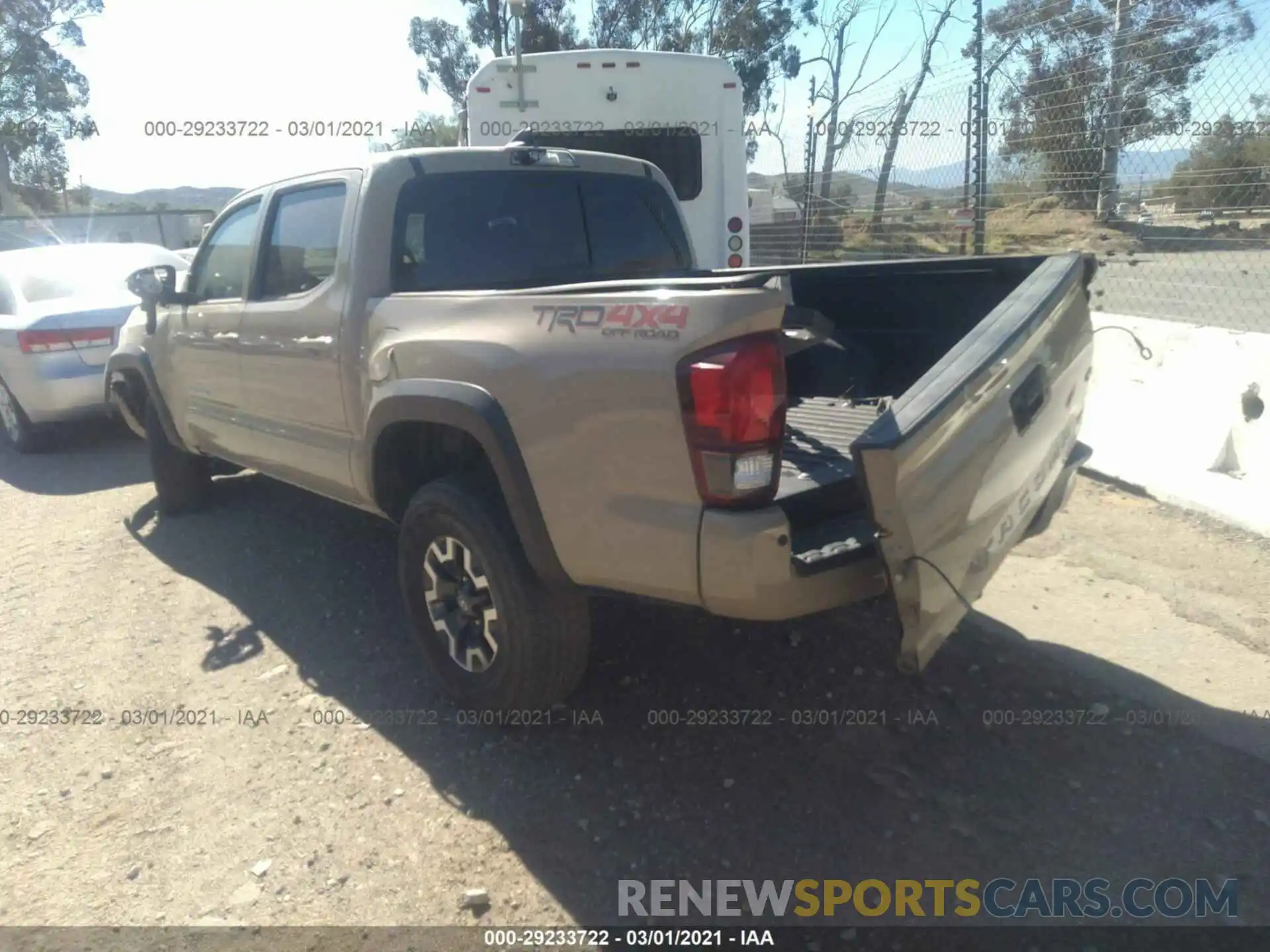 3 Photograph of a damaged car 3TMCZ5AN3KM234093 TOYOTA TACOMA 4WD 2019