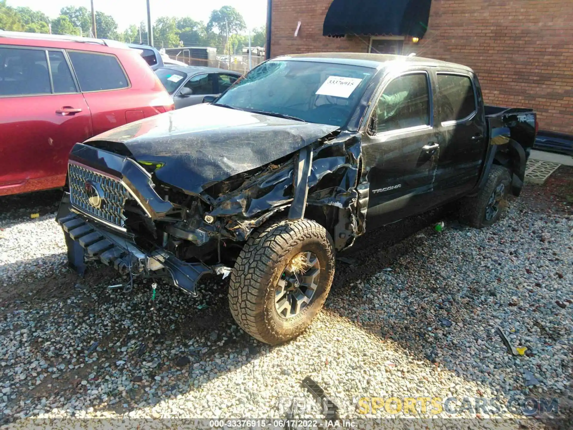 2 Photograph of a damaged car 3TMCZ5AN3KM234367 TOYOTA TACOMA 4WD 2019