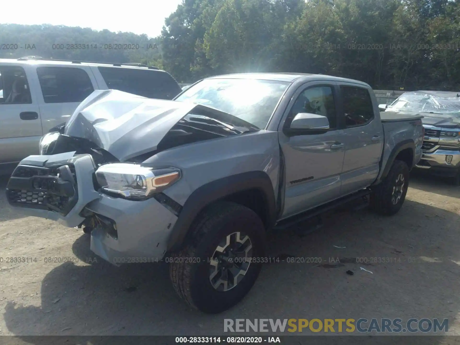 2 Photograph of a damaged car 3TMCZ5AN3KM236104 TOYOTA TACOMA 4WD 2019