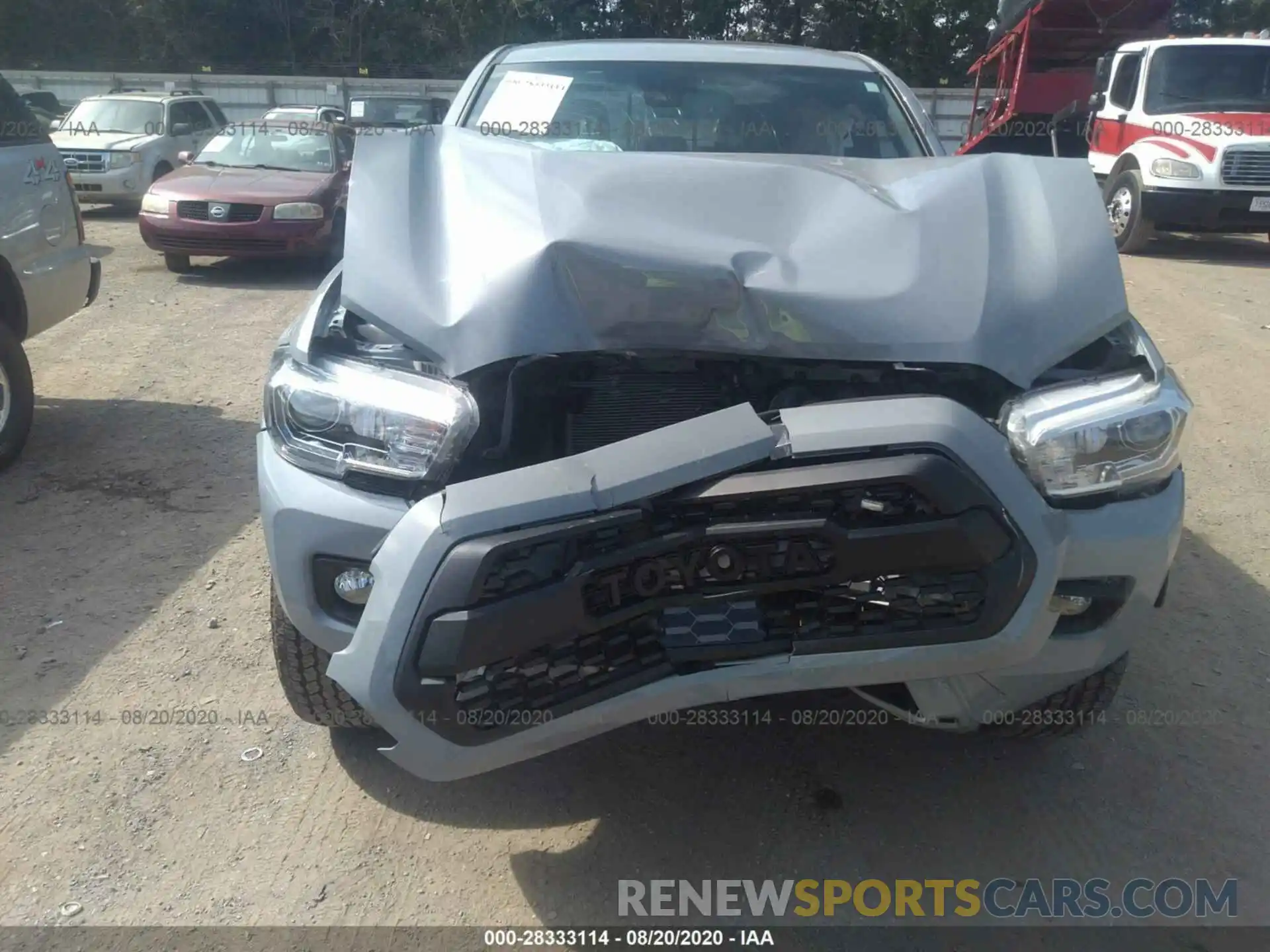 6 Photograph of a damaged car 3TMCZ5AN3KM236104 TOYOTA TACOMA 4WD 2019