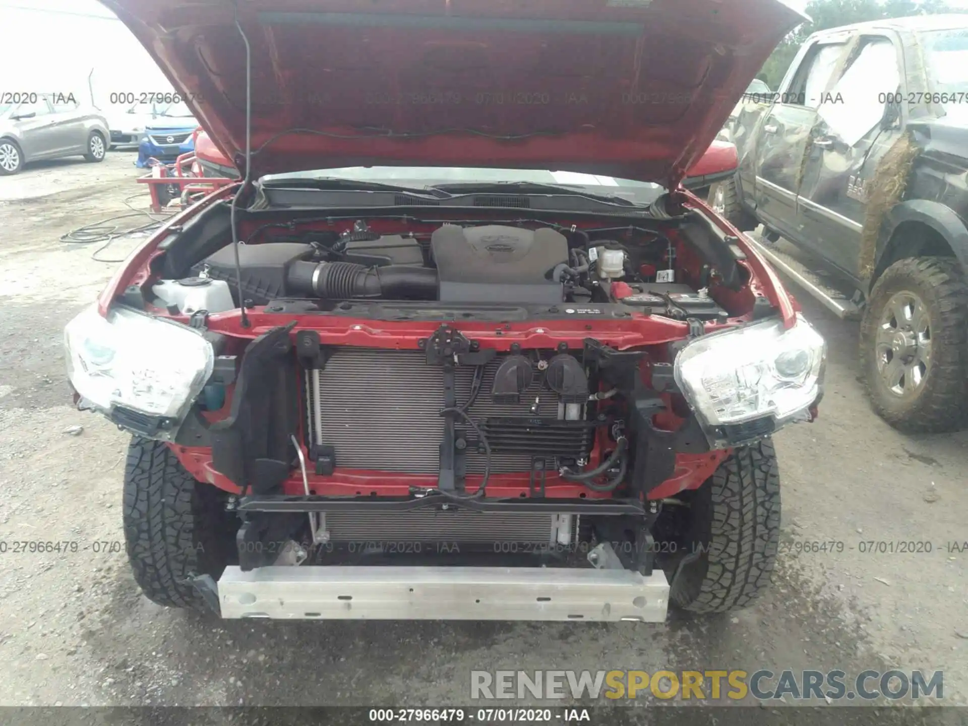 10 Photograph of a damaged car 3TMCZ5AN3KM243053 TOYOTA TACOMA 4WD 2019