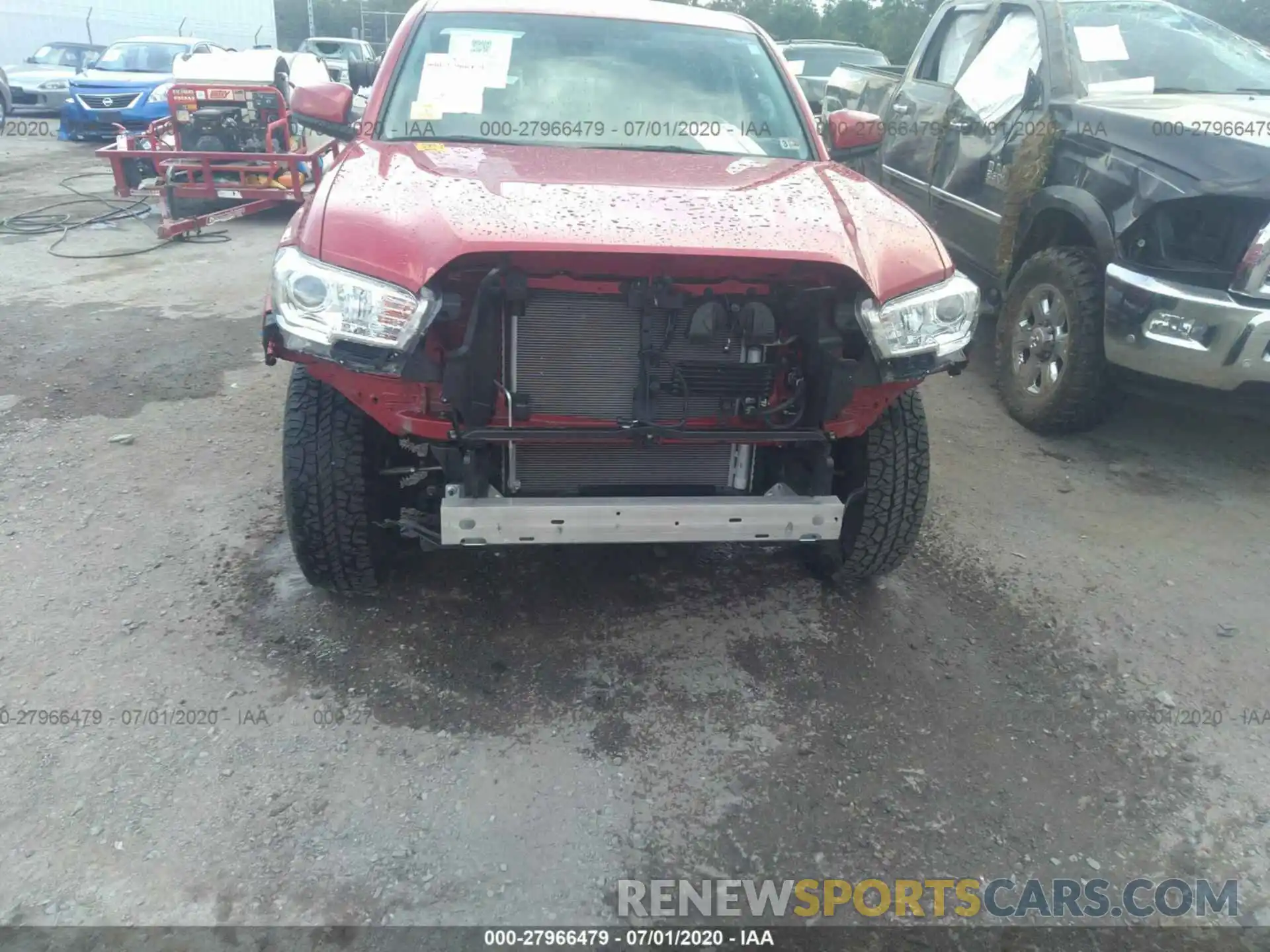 6 Photograph of a damaged car 3TMCZ5AN3KM243053 TOYOTA TACOMA 4WD 2019