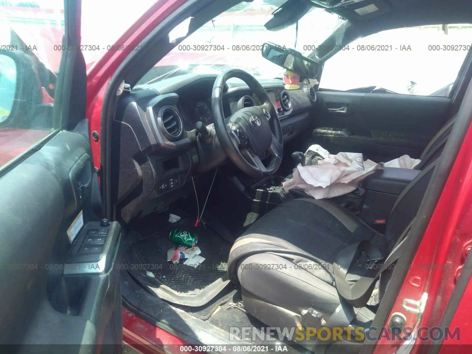 5 Photograph of a damaged car 3TMCZ5AN3KM248429 TOYOTA TACOMA 4WD 2019