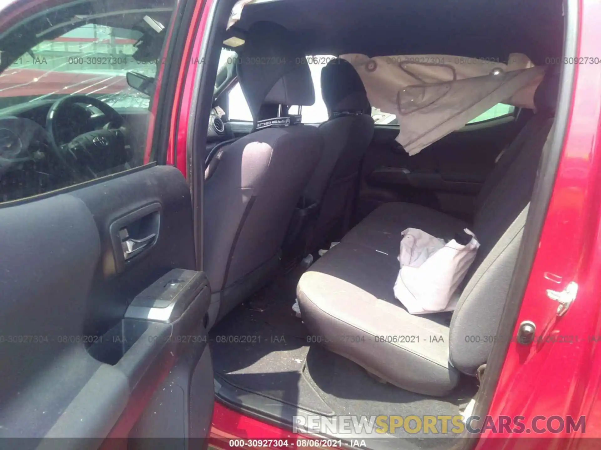 8 Photograph of a damaged car 3TMCZ5AN3KM248429 TOYOTA TACOMA 4WD 2019