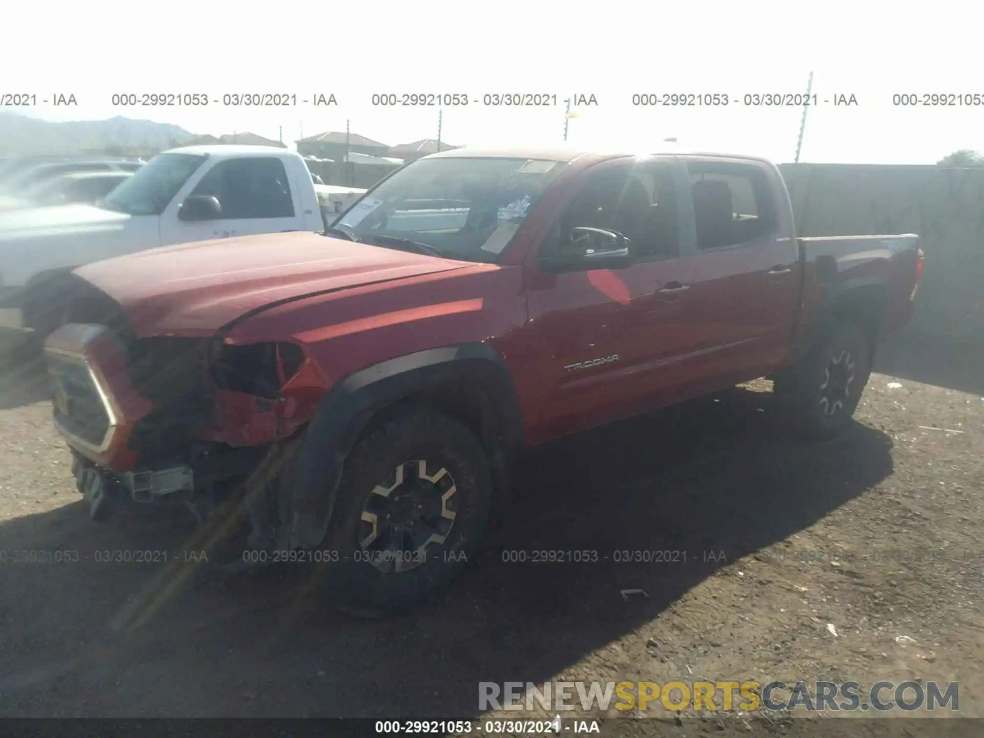 2 Photograph of a damaged car 3TMCZ5AN3KM252092 TOYOTA TACOMA 4WD 2019