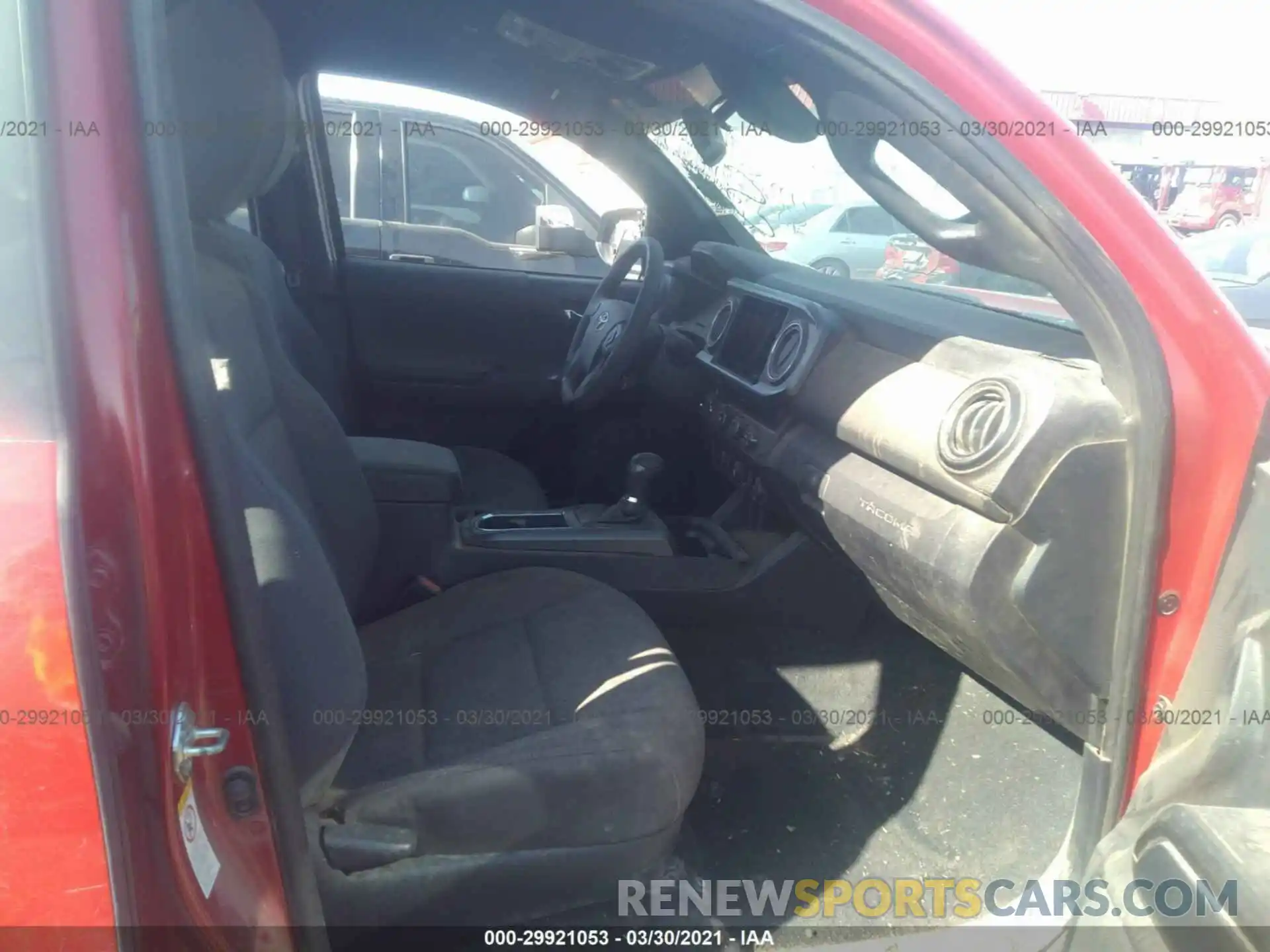 5 Photograph of a damaged car 3TMCZ5AN3KM252092 TOYOTA TACOMA 4WD 2019