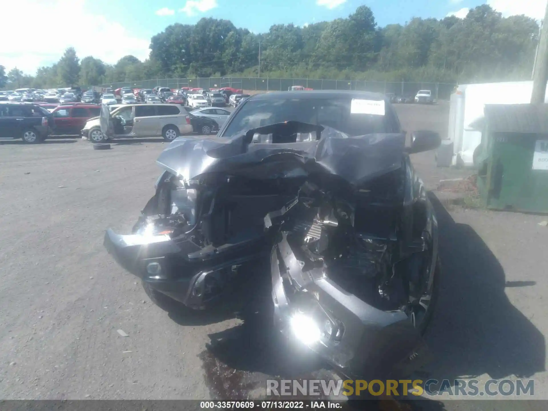 6 Photograph of a damaged car 3TMCZ5AN3KM270818 TOYOTA TACOMA 4WD 2019