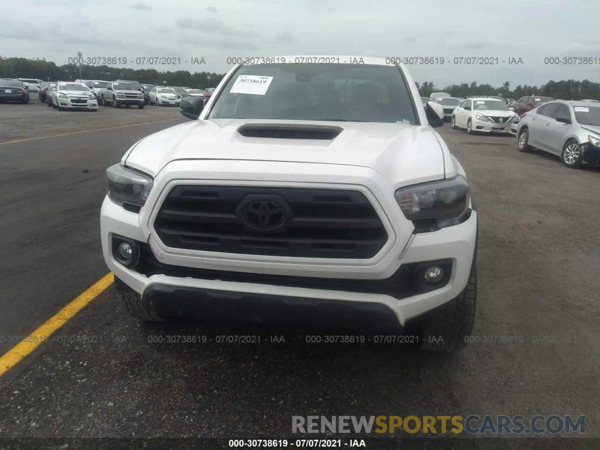 6 Photograph of a damaged car 3TMCZ5AN3KM271113 TOYOTA TACOMA 4WD 2019