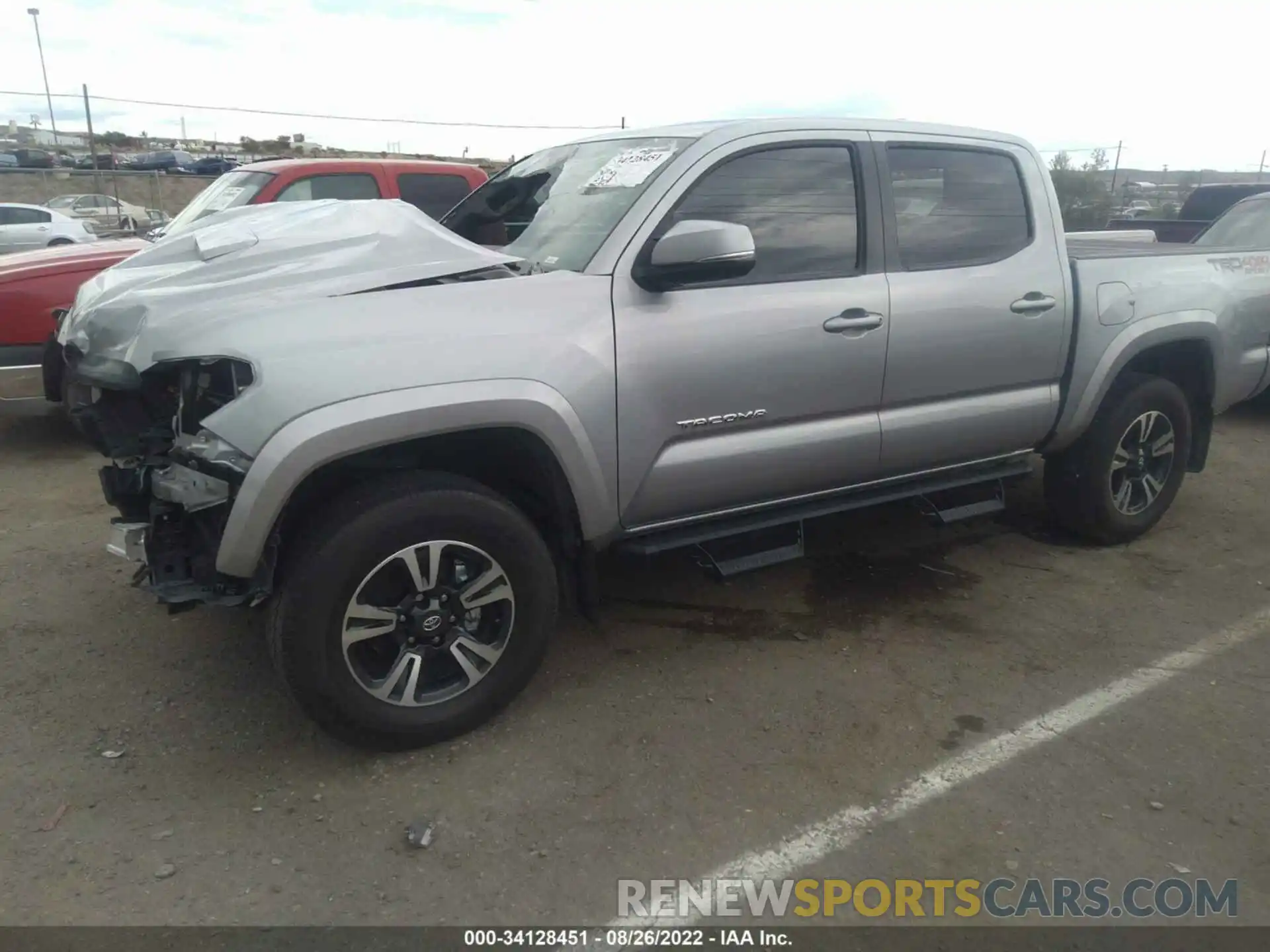 2 Photograph of a damaged car 3TMCZ5AN3KM274643 TOYOTA TACOMA 4WD 2019