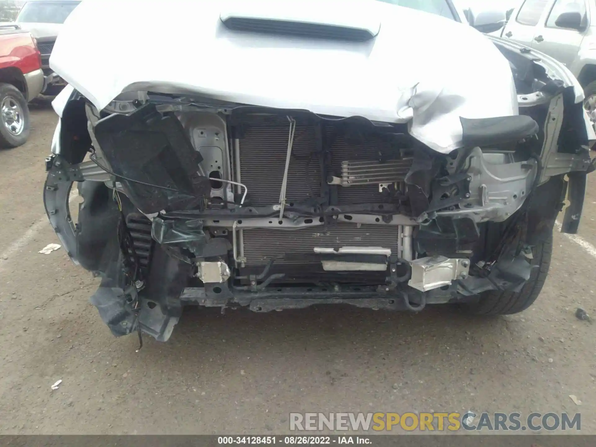 6 Photograph of a damaged car 3TMCZ5AN3KM274643 TOYOTA TACOMA 4WD 2019