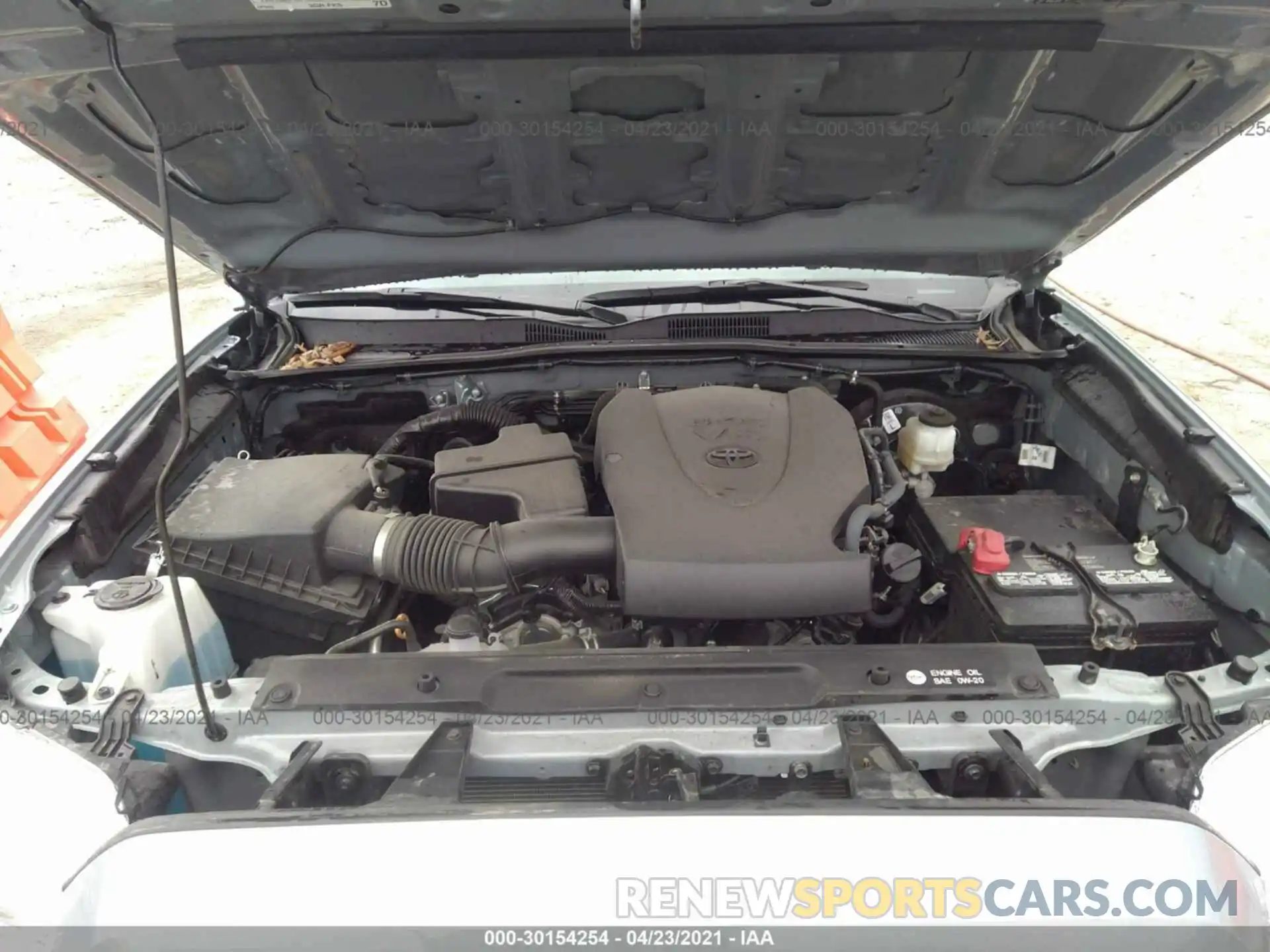 10 Photograph of a damaged car 3TMCZ5AN3KM274867 TOYOTA TACOMA 4WD 2019