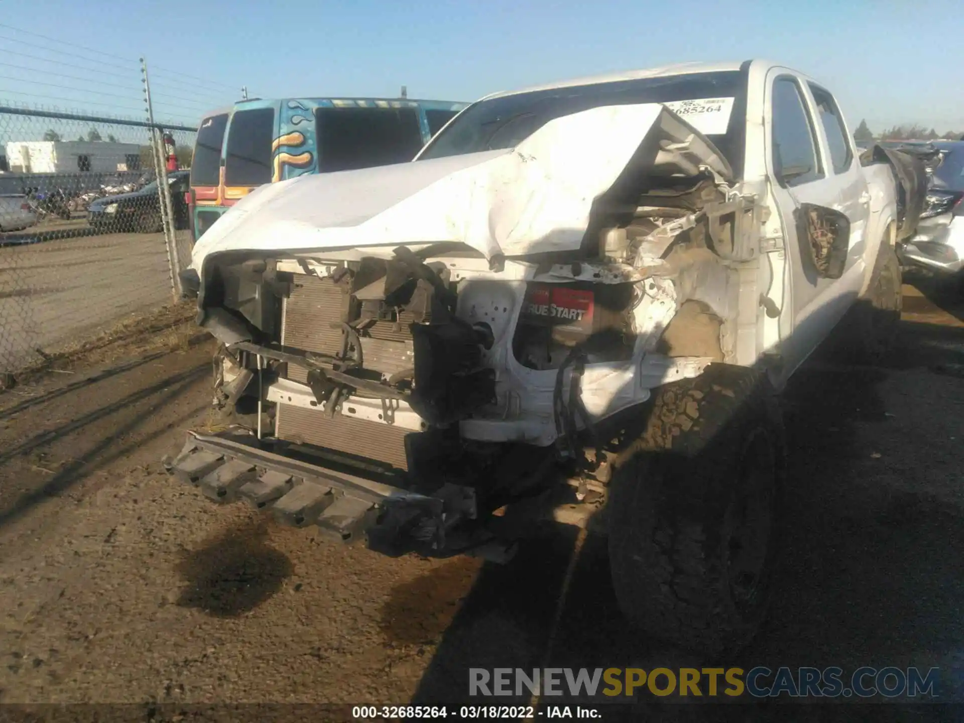 2 Photograph of a damaged car 3TMCZ5AN3KM277428 TOYOTA TACOMA 4WD 2019