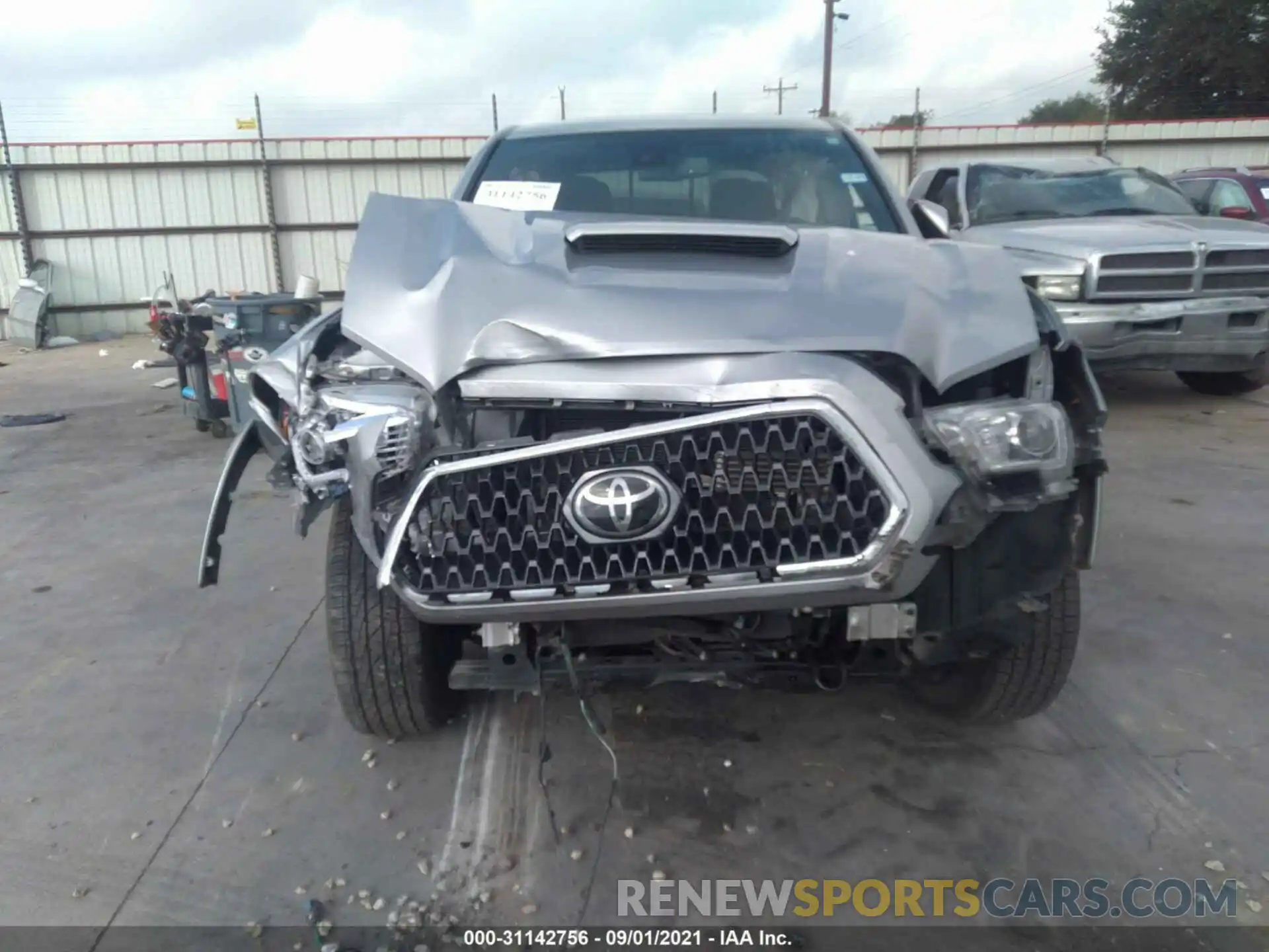 6 Photograph of a damaged car 3TMCZ5AN3KM287134 TOYOTA TACOMA 4WD 2019