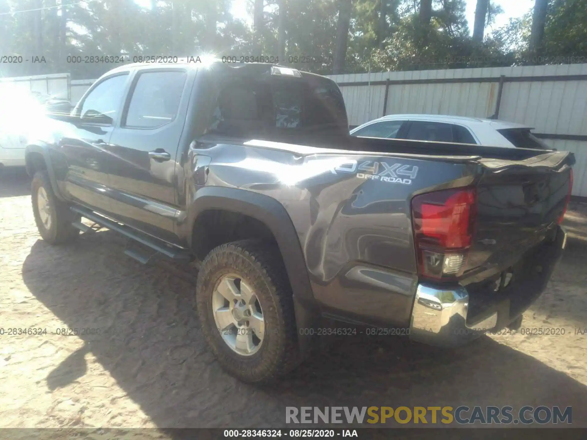 3 Photograph of a damaged car 3TMCZ5AN4KM192940 TOYOTA TACOMA 4WD 2019