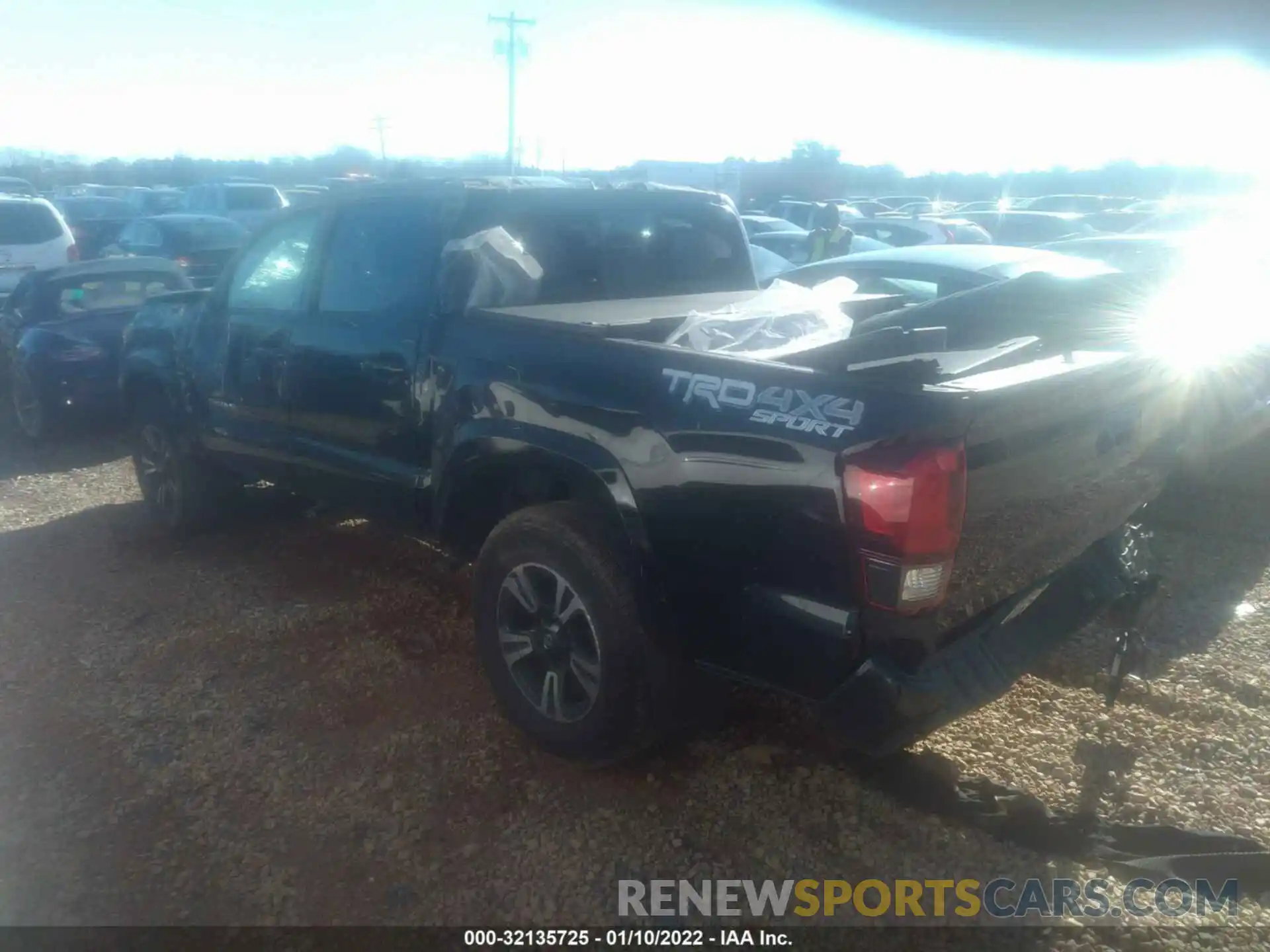 3 Photograph of a damaged car 3TMCZ5AN4KM197166 TOYOTA TACOMA 4WD 2019