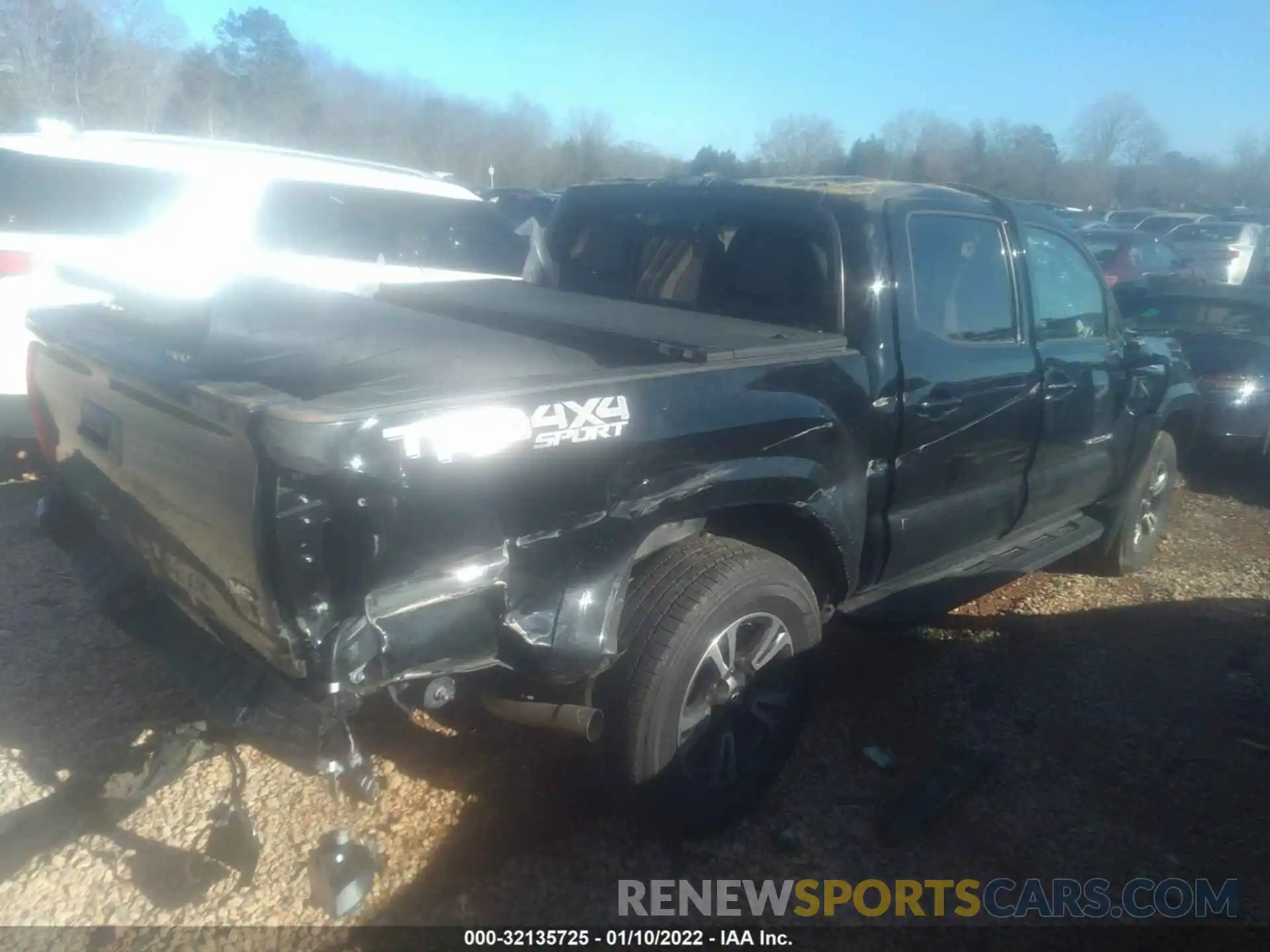 4 Photograph of a damaged car 3TMCZ5AN4KM197166 TOYOTA TACOMA 4WD 2019