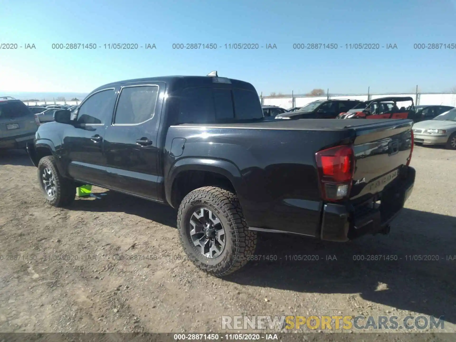 3 Photograph of a damaged car 3TMCZ5AN4KM197362 TOYOTA TACOMA 4WD 2019