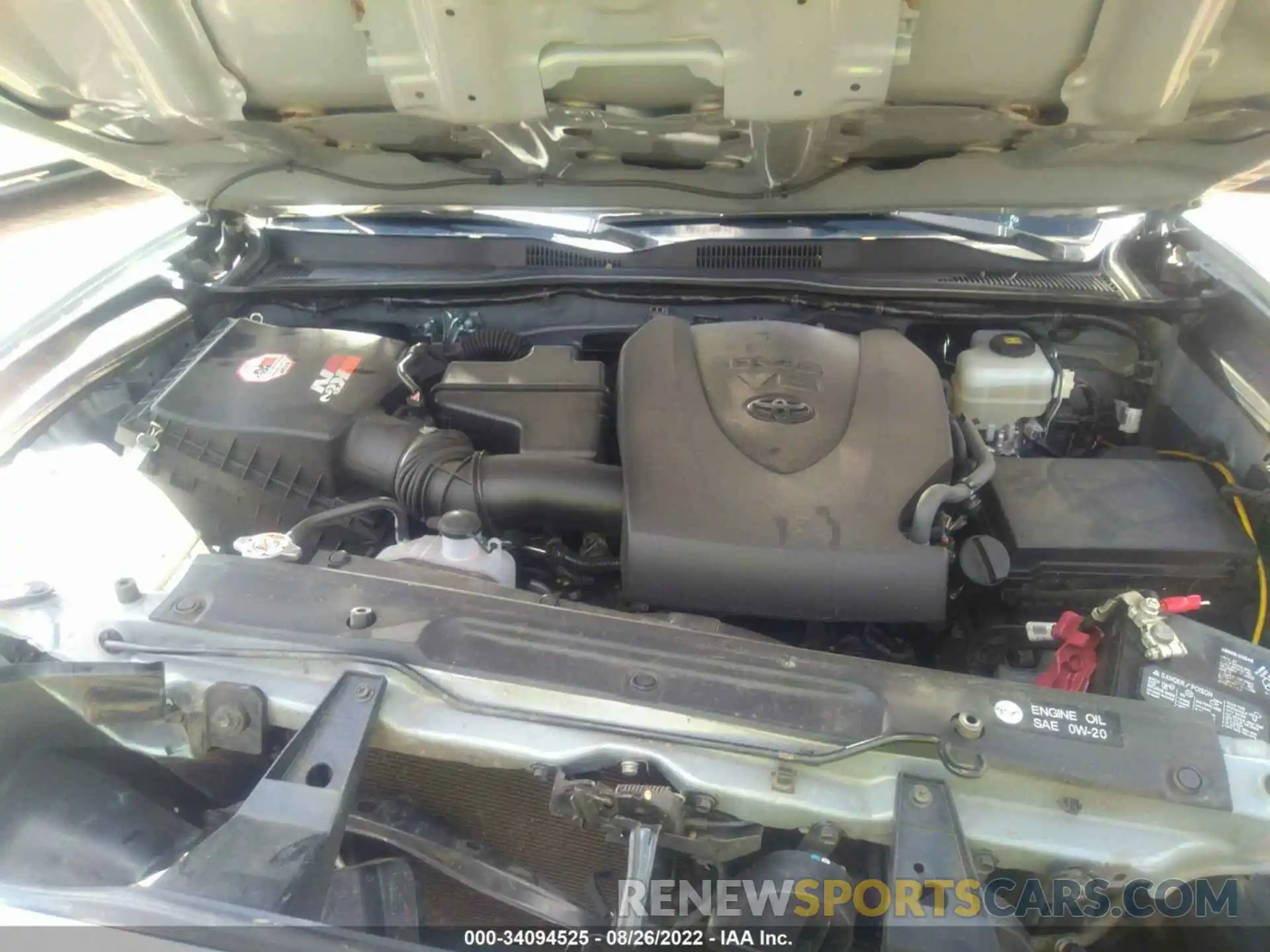 10 Photograph of a damaged car 3TMCZ5AN4KM203502 TOYOTA TACOMA 4WD 2019