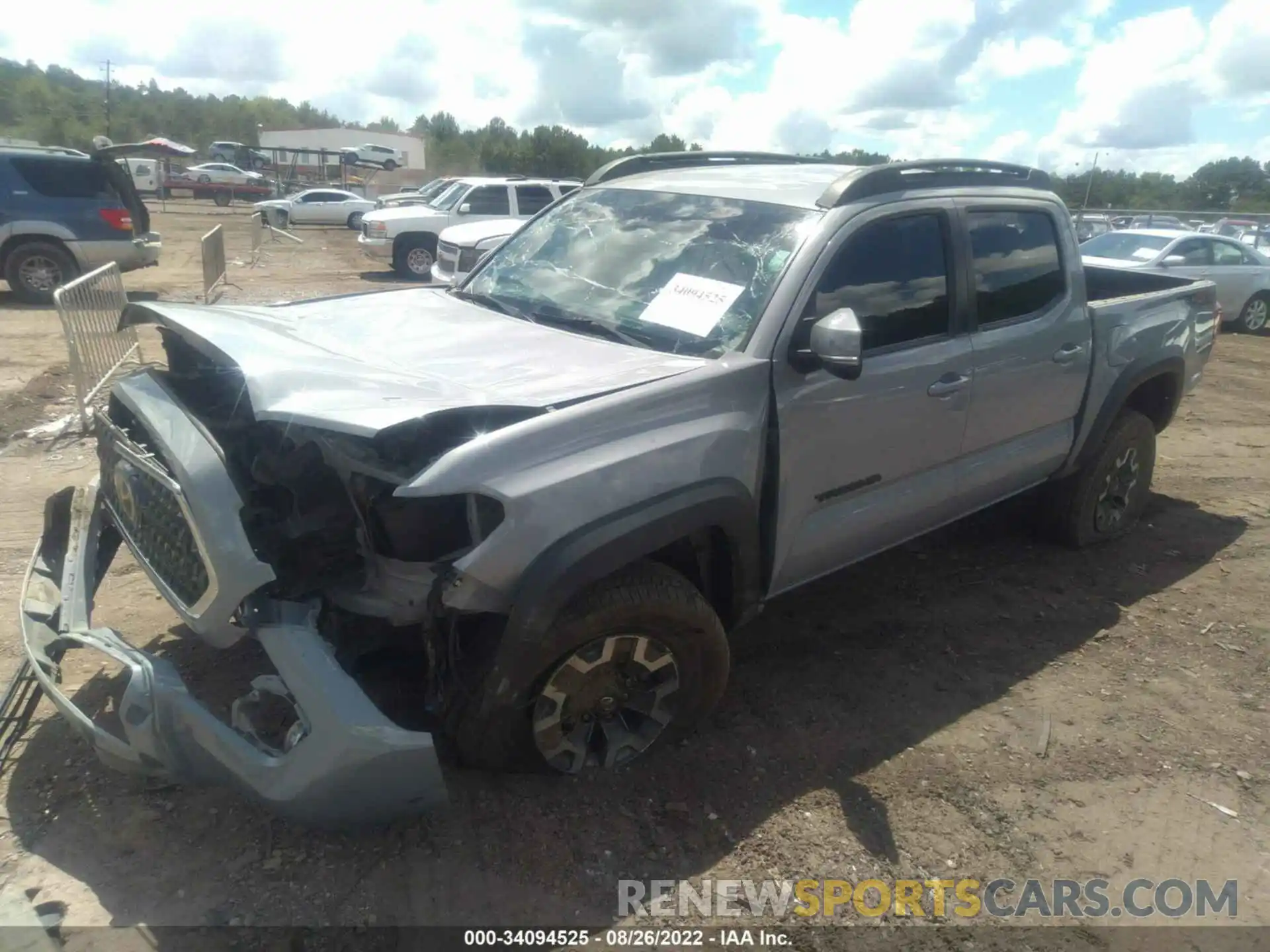 2 Photograph of a damaged car 3TMCZ5AN4KM203502 TOYOTA TACOMA 4WD 2019