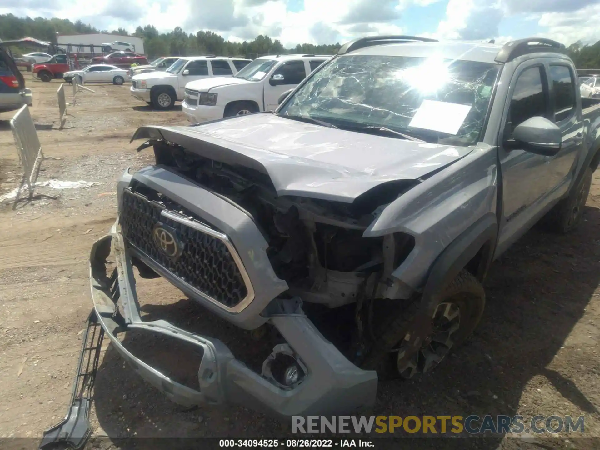 6 Photograph of a damaged car 3TMCZ5AN4KM203502 TOYOTA TACOMA 4WD 2019