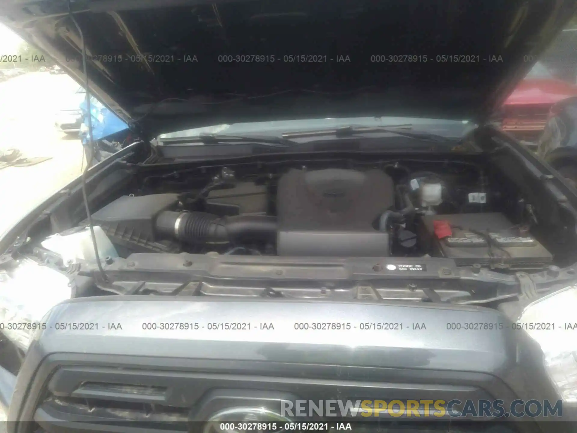 10 Photograph of a damaged car 3TMCZ5AN4KM219215 TOYOTA TACOMA 4WD 2019