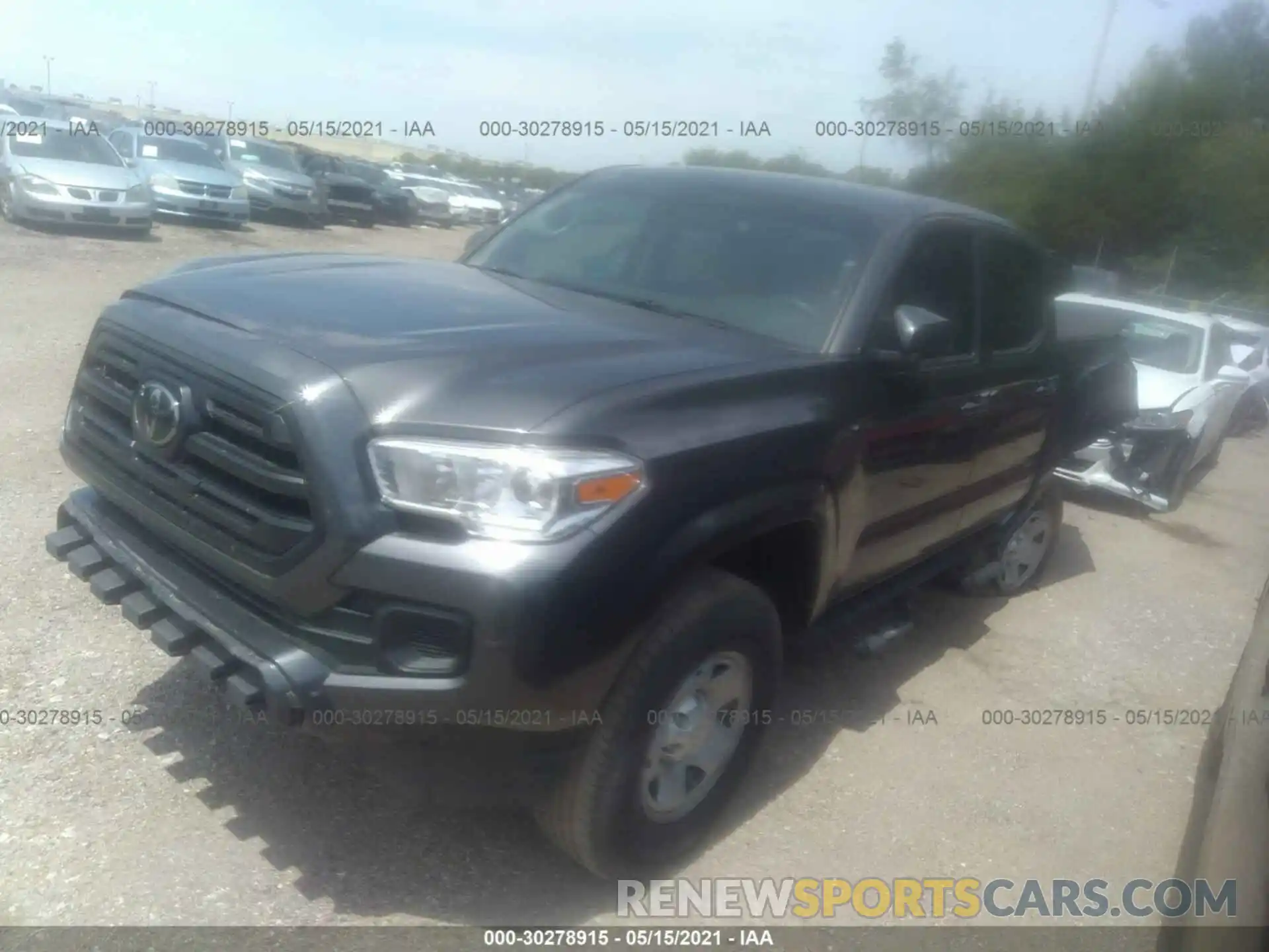 2 Photograph of a damaged car 3TMCZ5AN4KM219215 TOYOTA TACOMA 4WD 2019