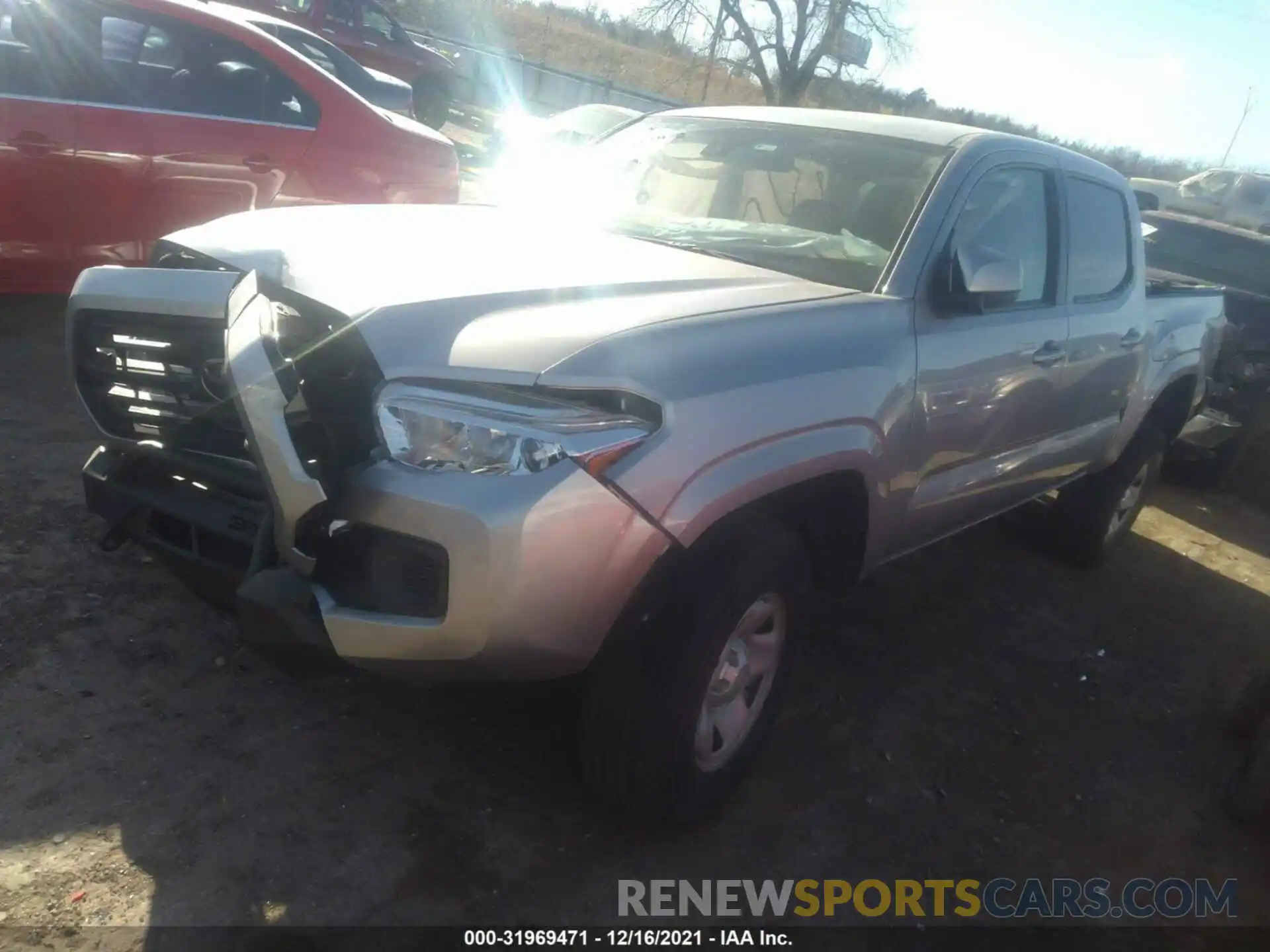 2 Photograph of a damaged car 3TMCZ5AN4KM221899 TOYOTA TACOMA 4WD 2019