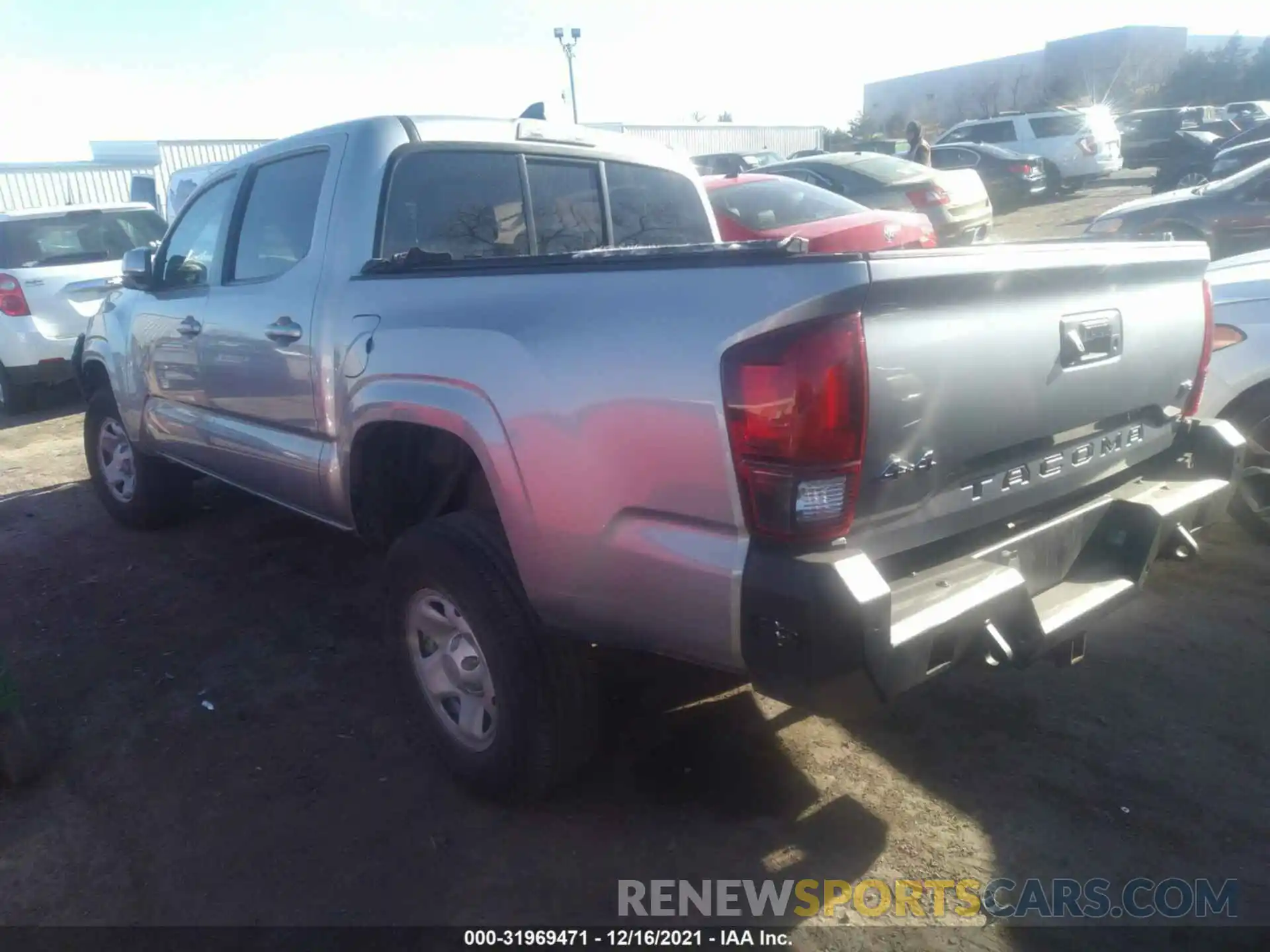 3 Photograph of a damaged car 3TMCZ5AN4KM221899 TOYOTA TACOMA 4WD 2019