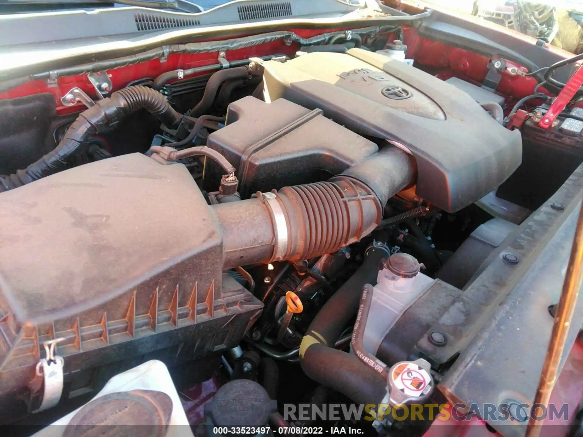 10 Photograph of a damaged car 3TMCZ5AN4KM223488 TOYOTA TACOMA 4WD 2019