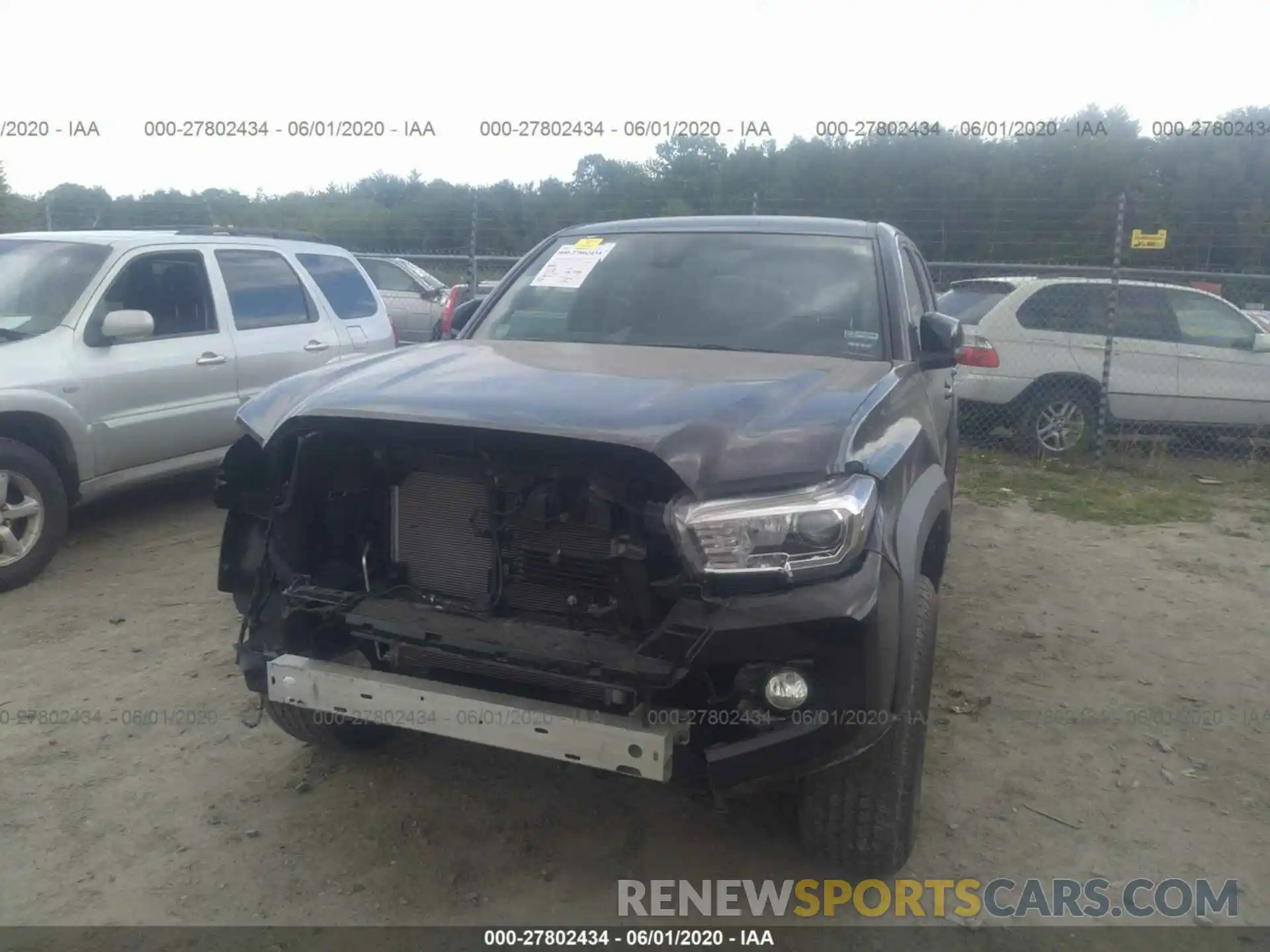 6 Фотография поврежденного автомобиля 3TMCZ5AN4KM229582 TOYOTA TACOMA 4WD 2019