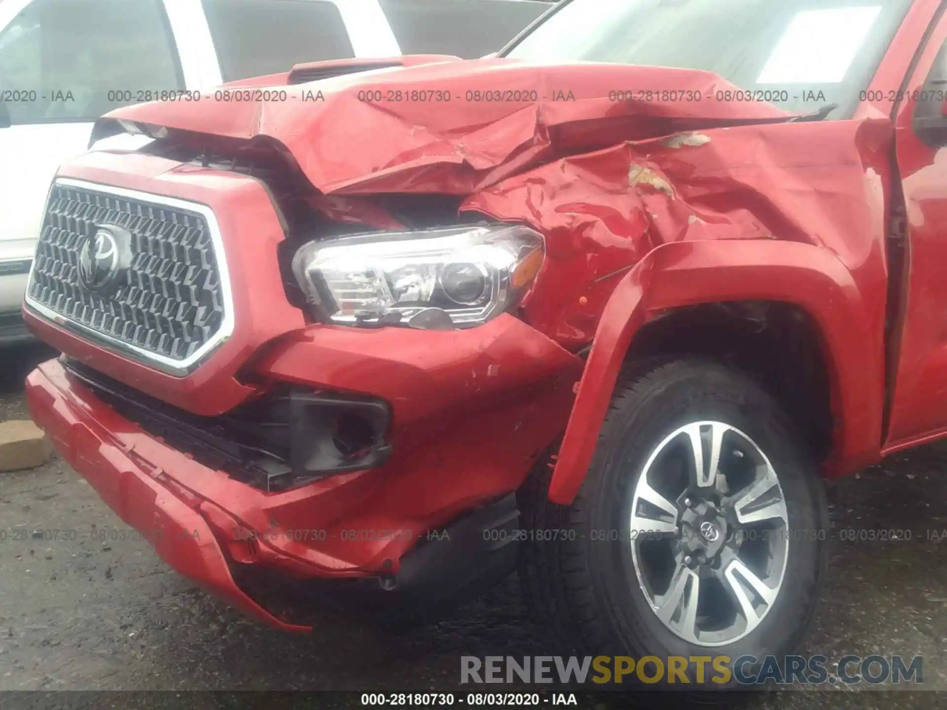 6 Photograph of a damaged car 3TMCZ5AN4KM238251 TOYOTA TACOMA 4WD 2019