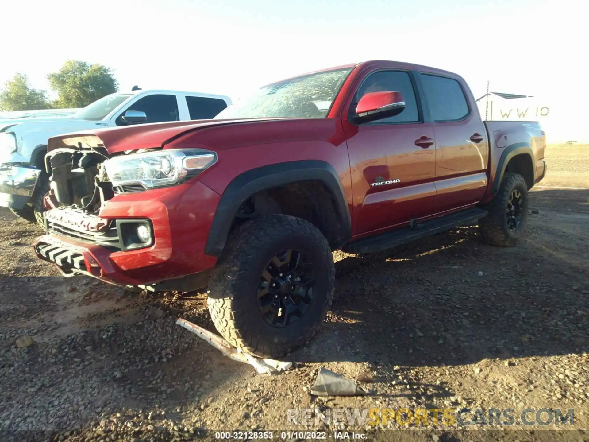 2 Photograph of a damaged car 3TMCZ5AN4KM242607 TOYOTA TACOMA 4WD 2019