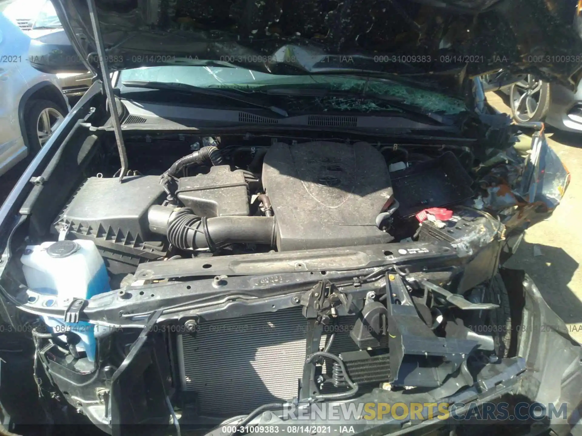 10 Photograph of a damaged car 3TMCZ5AN4KM244891 TOYOTA TACOMA 4WD 2019