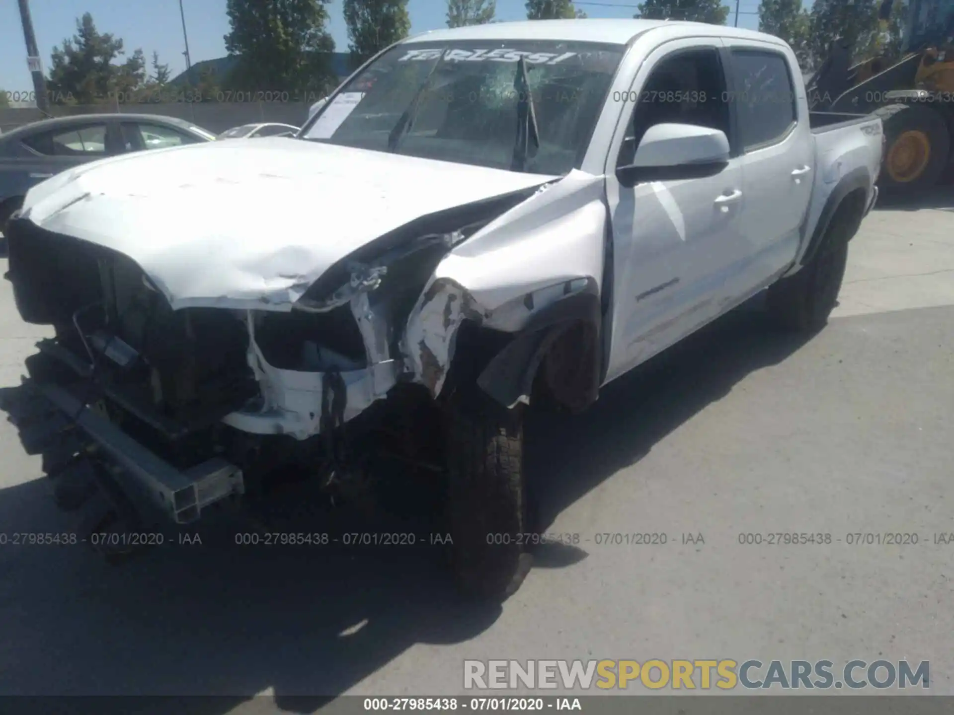 2 Photograph of a damaged car 3TMCZ5AN4KM246138 TOYOTA TACOMA 4WD 2019