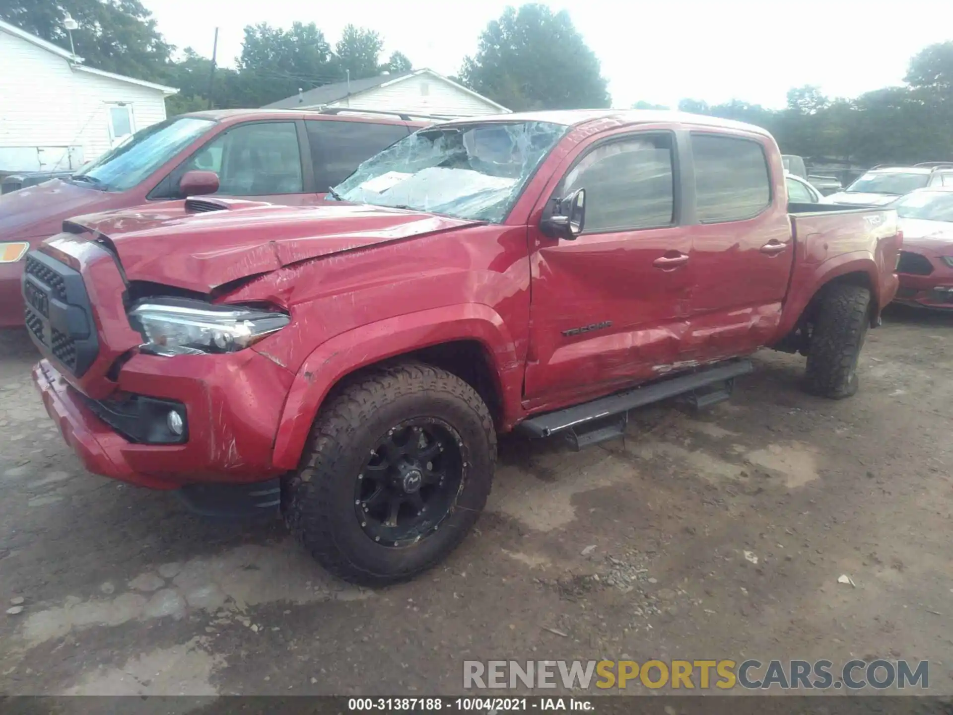 2 Photograph of a damaged car 3TMCZ5AN4KM246320 TOYOTA TACOMA 4WD 2019