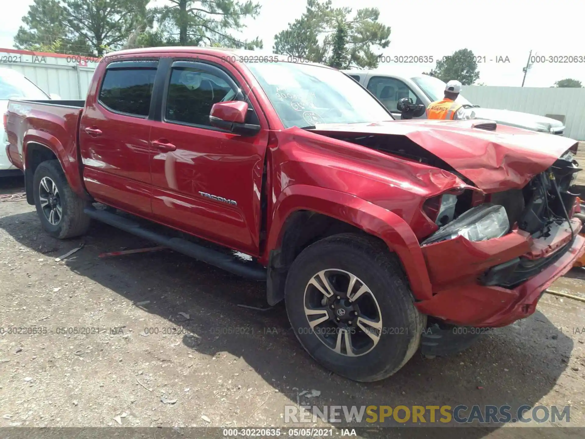 1 Фотография поврежденного автомобиля 3TMCZ5AN4KM247676 TOYOTA TACOMA 4WD 2019