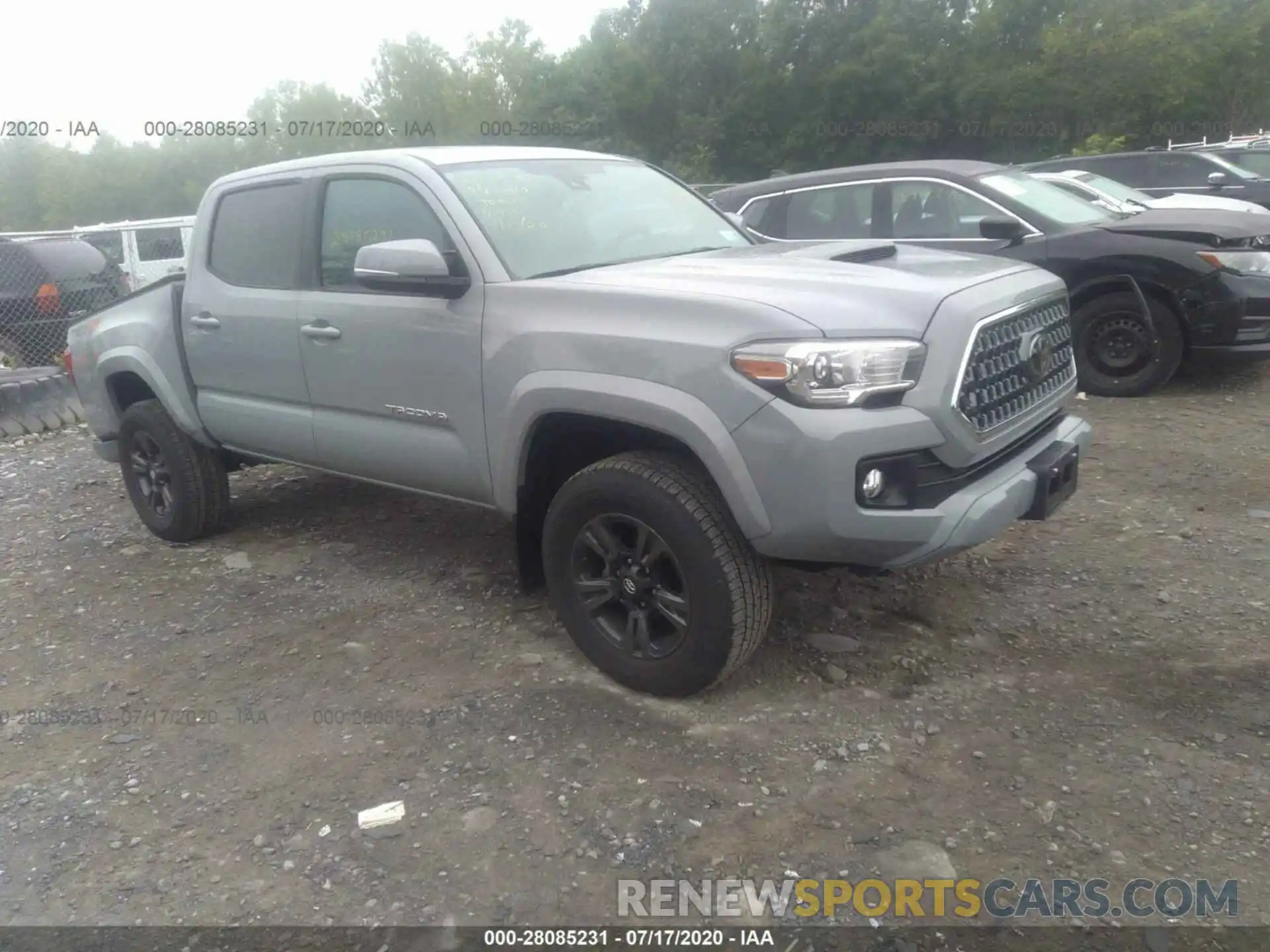 1 Photograph of a damaged car 3TMCZ5AN4KM247791 TOYOTA TACOMA 4WD 2019