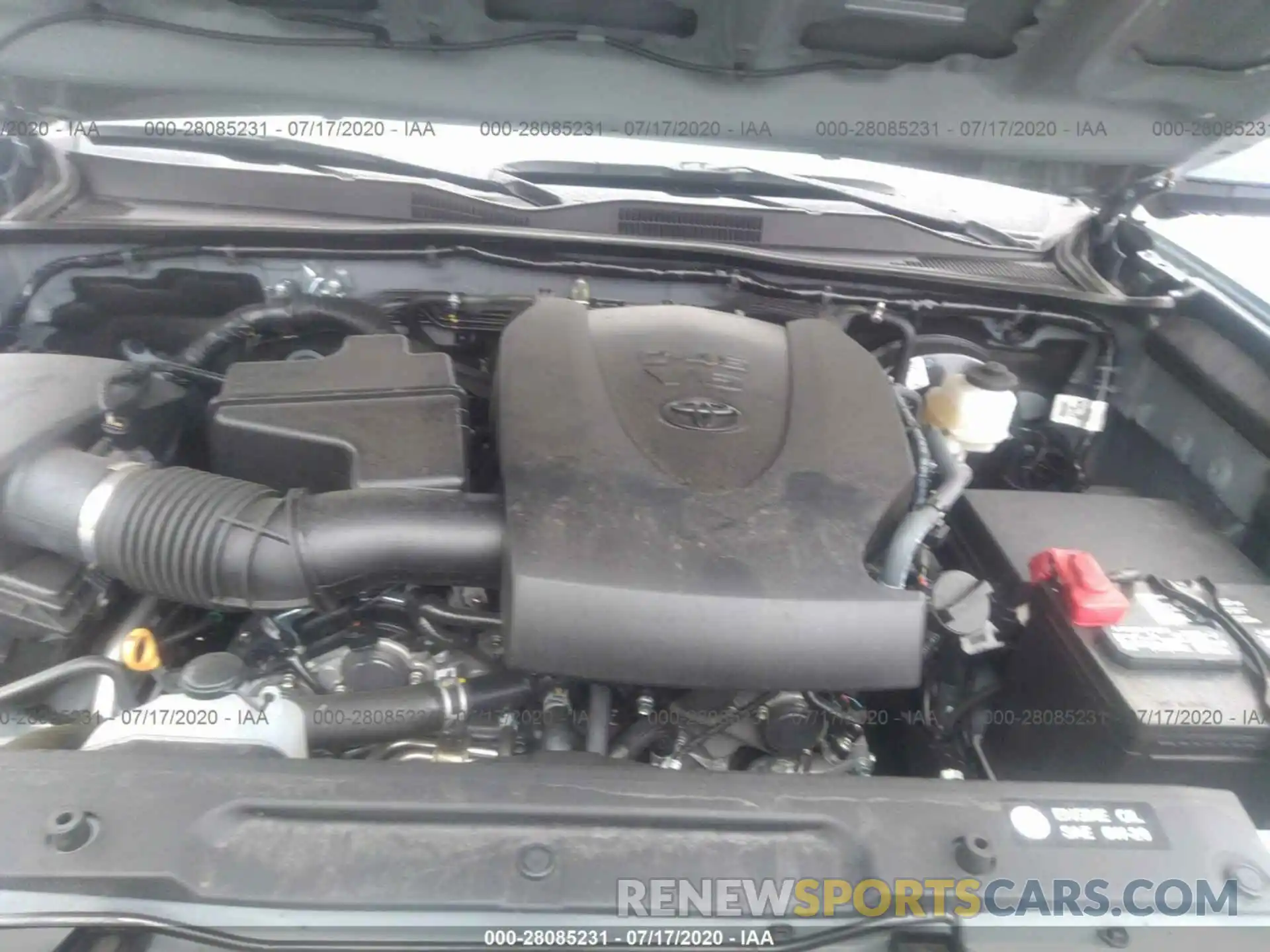 10 Photograph of a damaged car 3TMCZ5AN4KM247791 TOYOTA TACOMA 4WD 2019