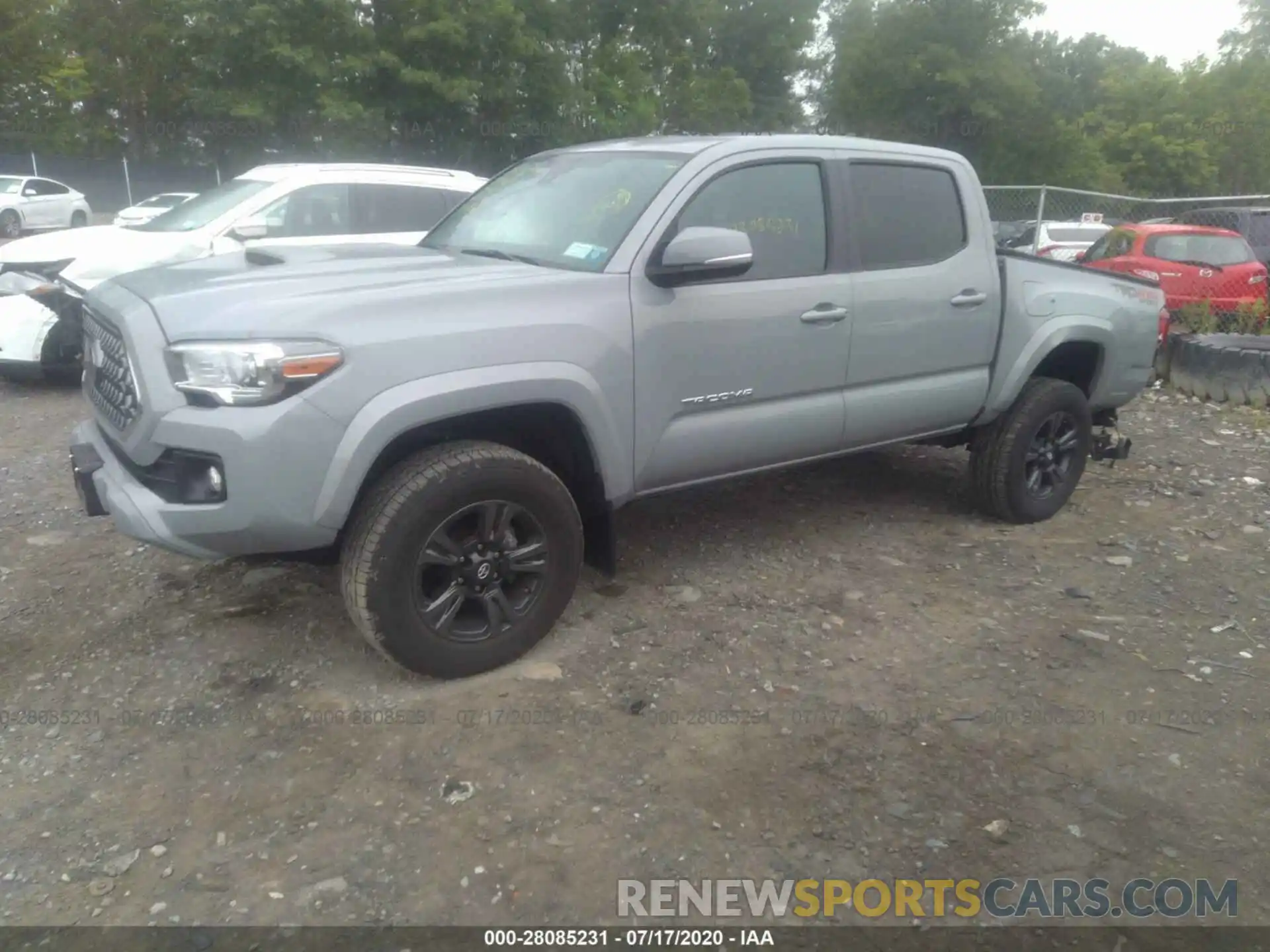 2 Photograph of a damaged car 3TMCZ5AN4KM247791 TOYOTA TACOMA 4WD 2019