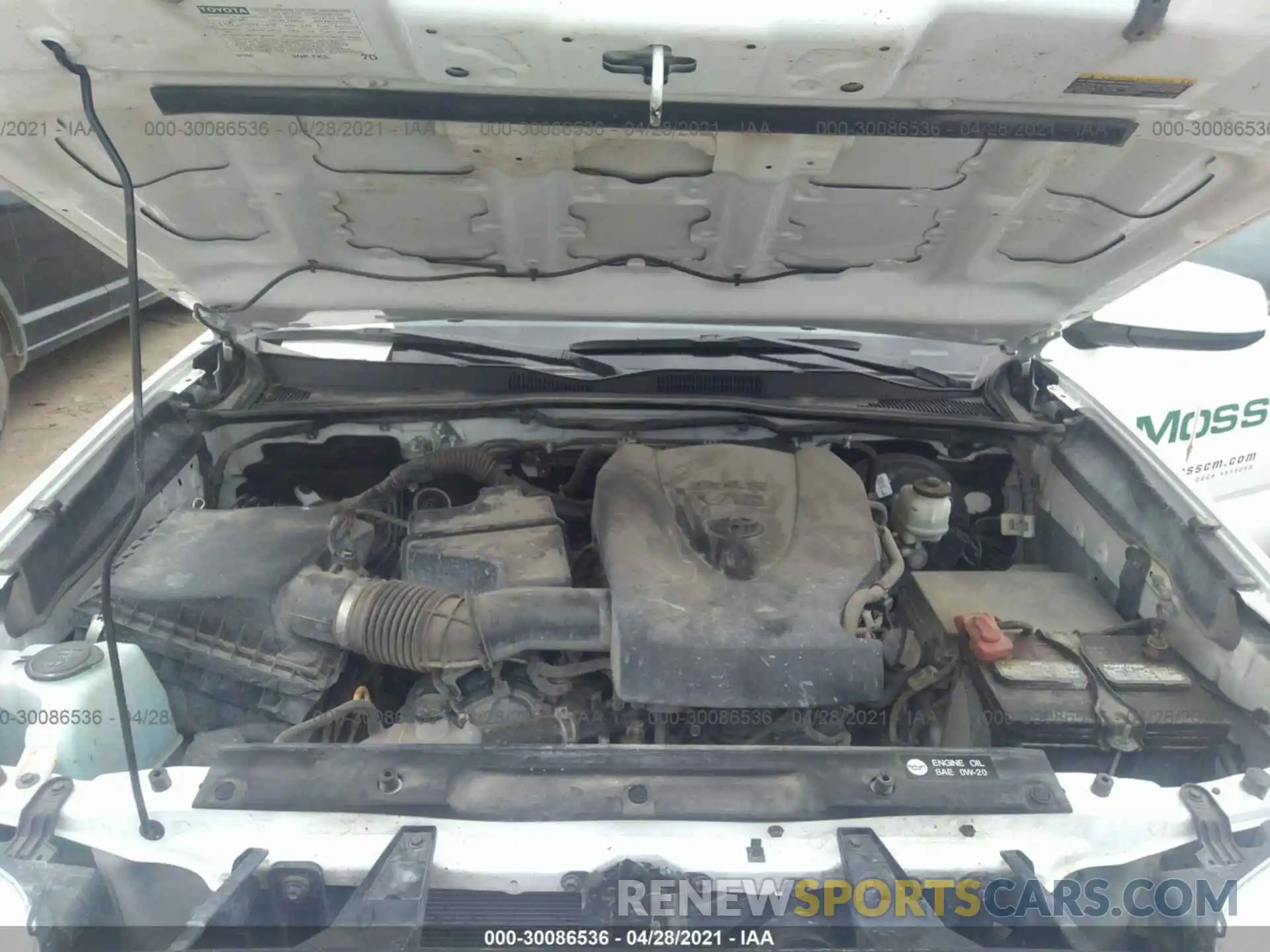 10 Фотография поврежденного автомобиля 3TMCZ5AN4KM249329 TOYOTA TACOMA 4WD 2019