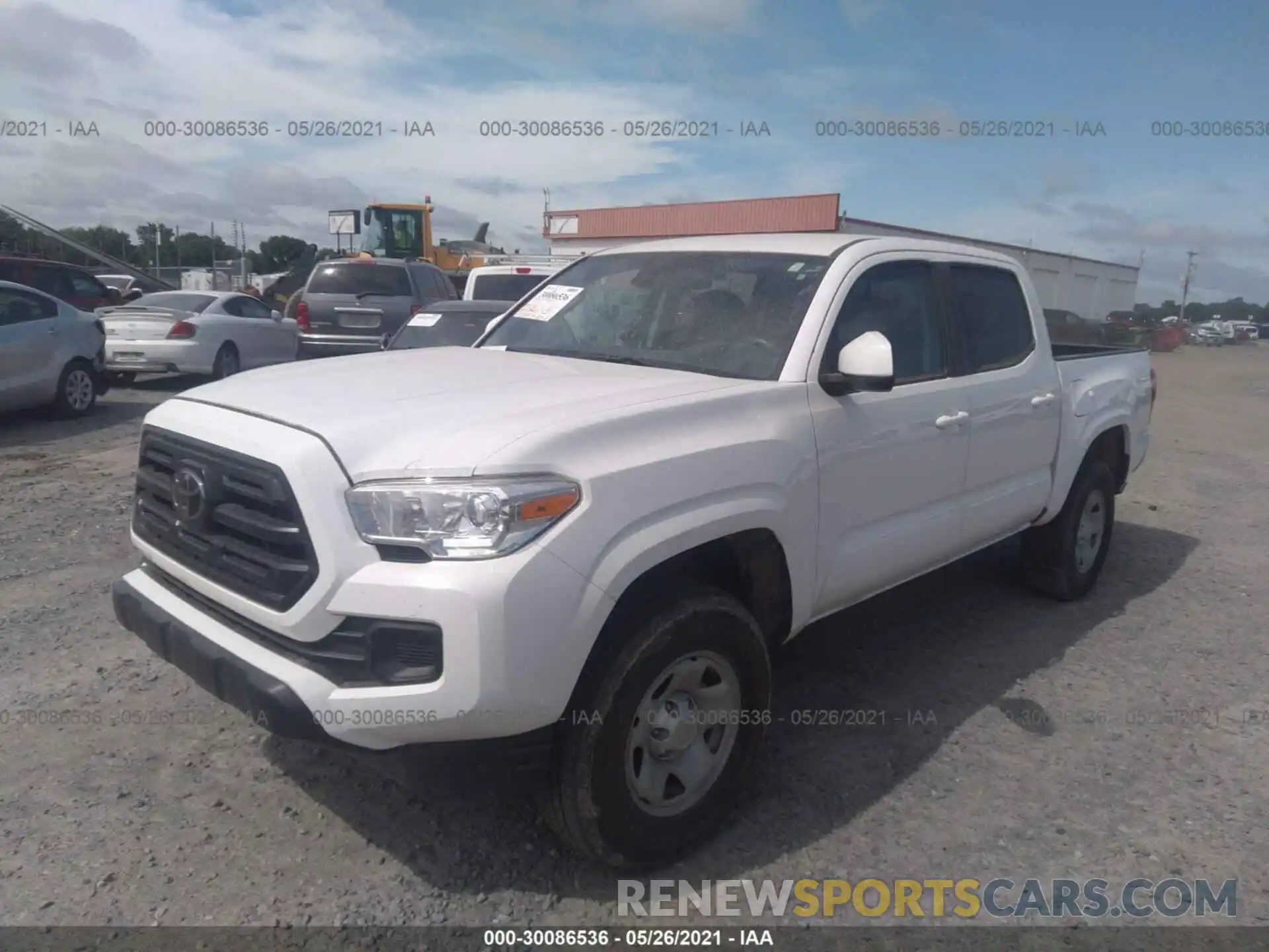 2 Photograph of a damaged car 3TMCZ5AN4KM249329 TOYOTA TACOMA 4WD 2019