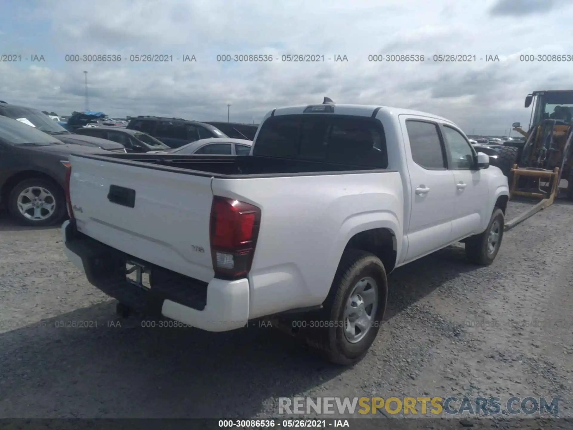 4 Photograph of a damaged car 3TMCZ5AN4KM249329 TOYOTA TACOMA 4WD 2019