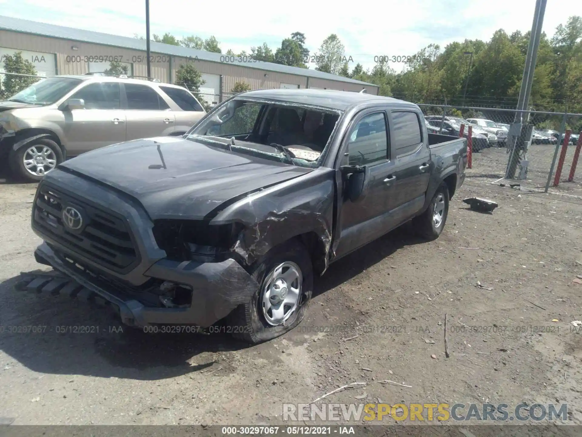 2 Photograph of a damaged car 3TMCZ5AN4KM250884 TOYOTA TACOMA 4WD 2019