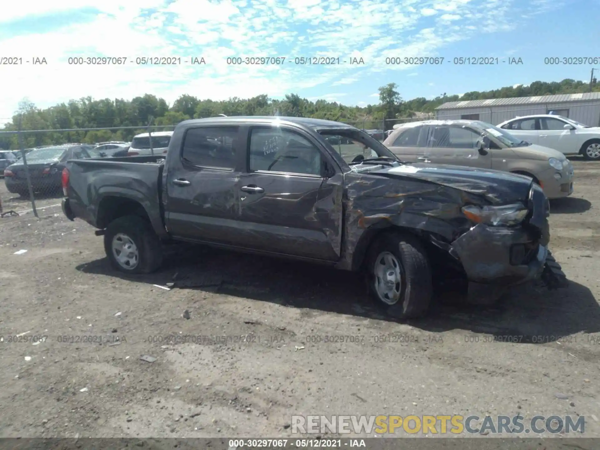 6 Photograph of a damaged car 3TMCZ5AN4KM250884 TOYOTA TACOMA 4WD 2019